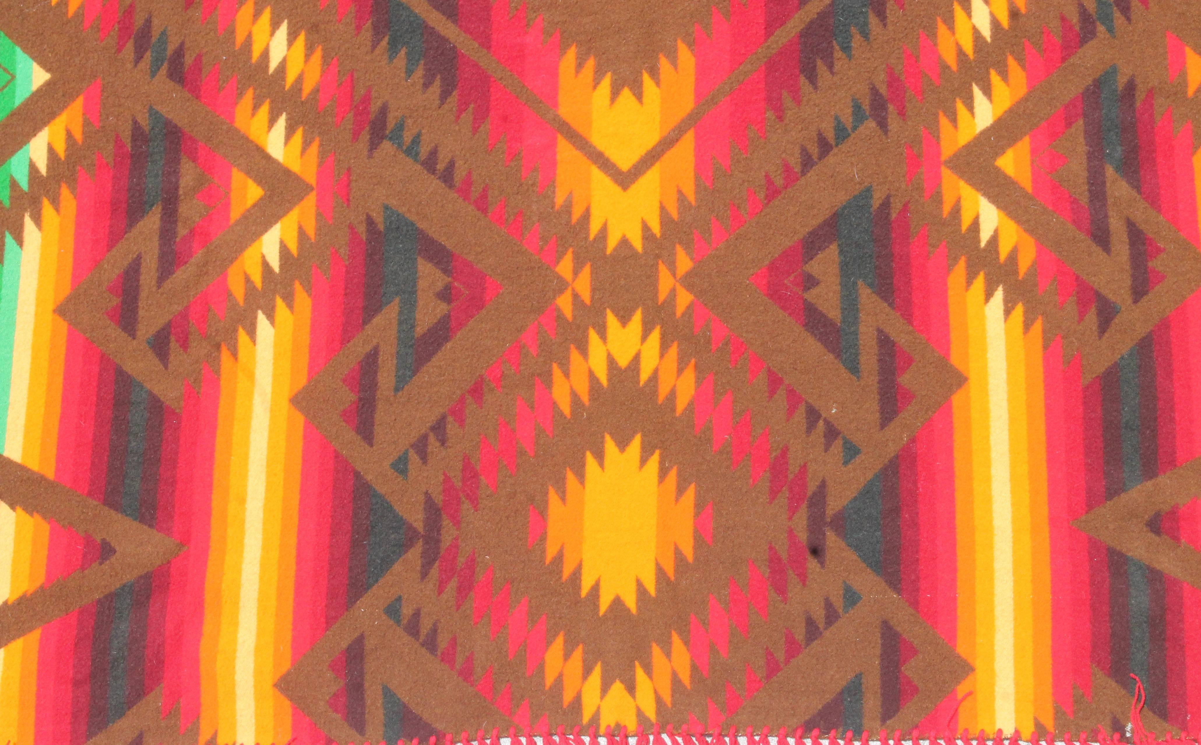 Adirondack Pendleton Cayuse Rare Indian Trade Blanket, 1909