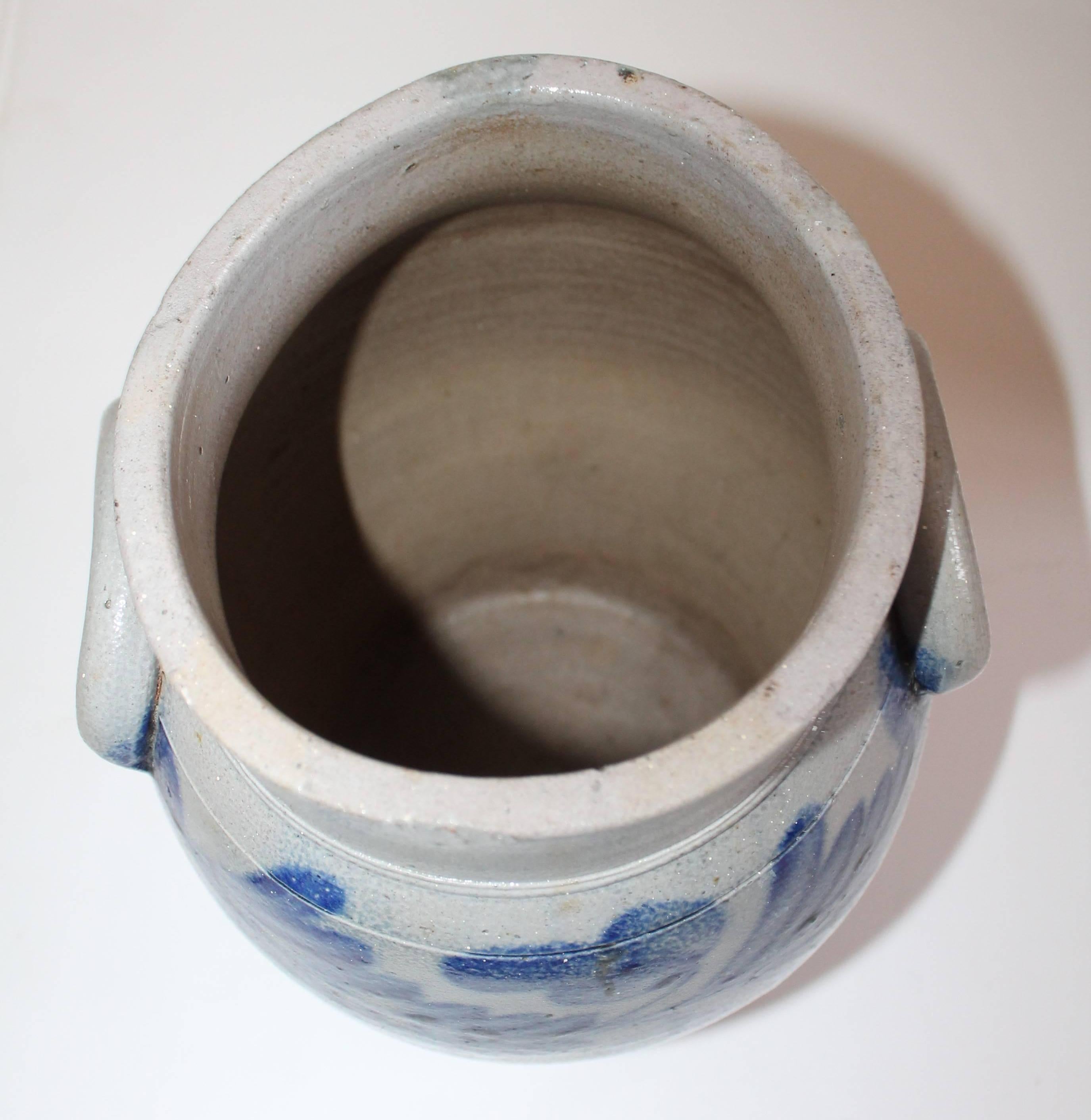 Hand-Painted Pennsylvania Decorated Stoneware with Handles