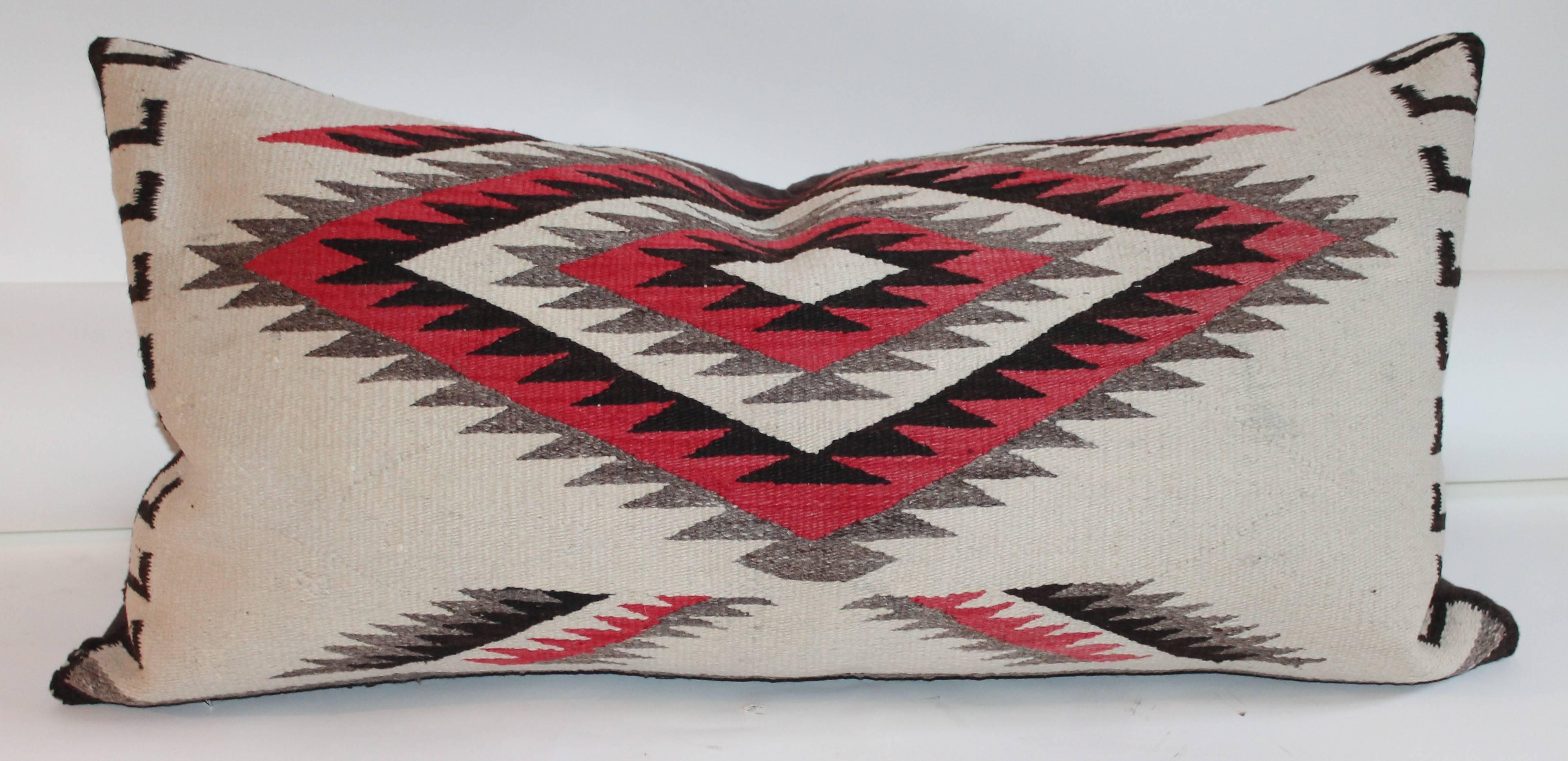 American  Navajo Weaving Group of Three-Eye Dazzler Pillows