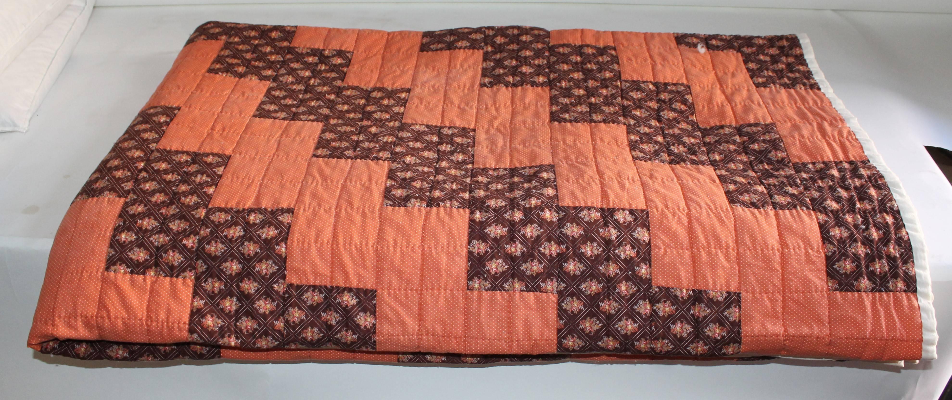 Country 20th Century Handmade Quilt For Sale