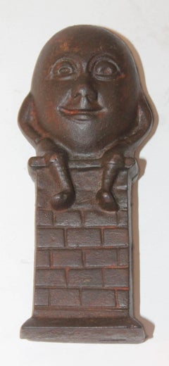 19th Century Iron Humpty Dumpty Bank