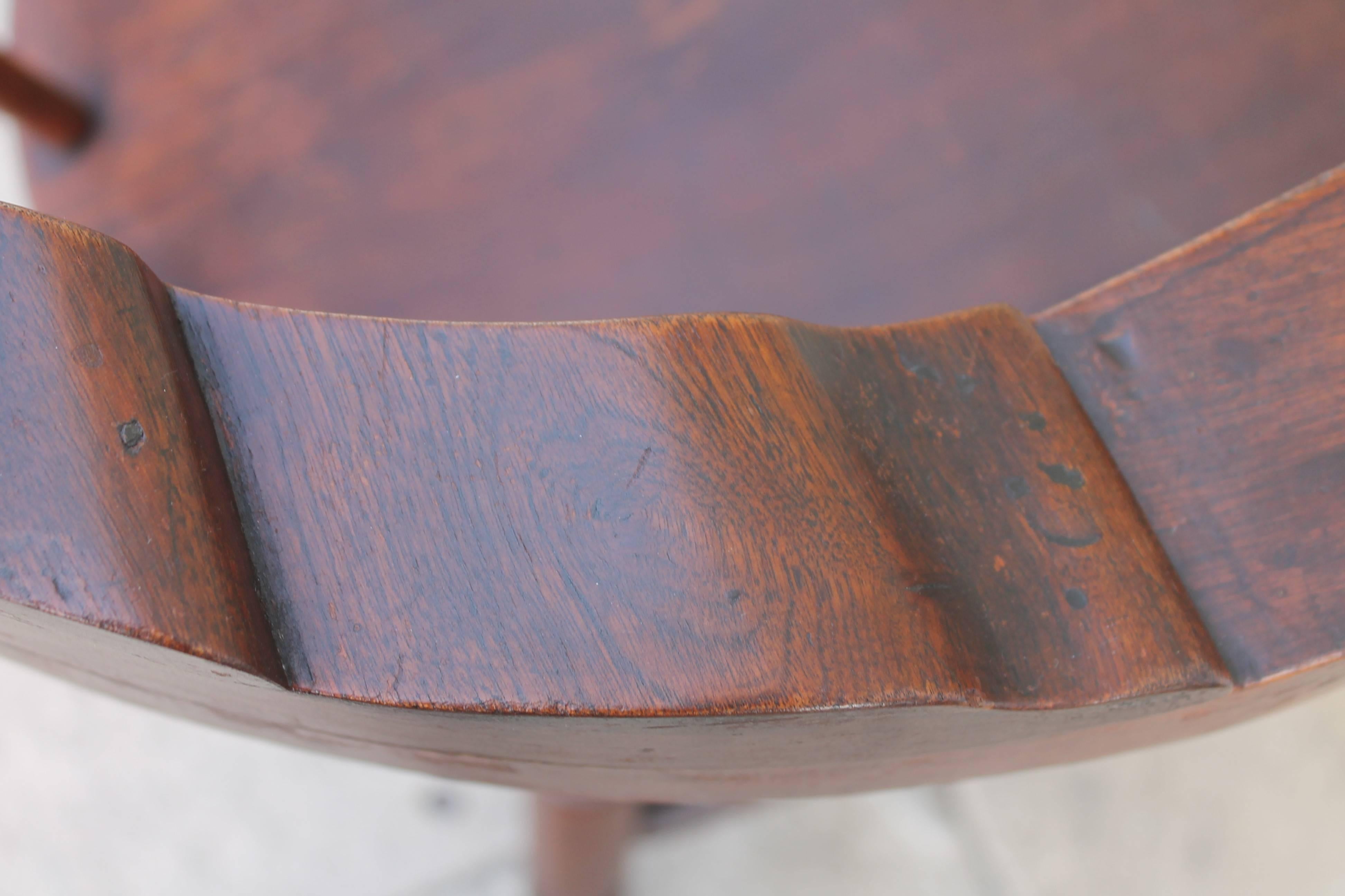 Country Four 19th Century Windsor Captains Chairs from Maine