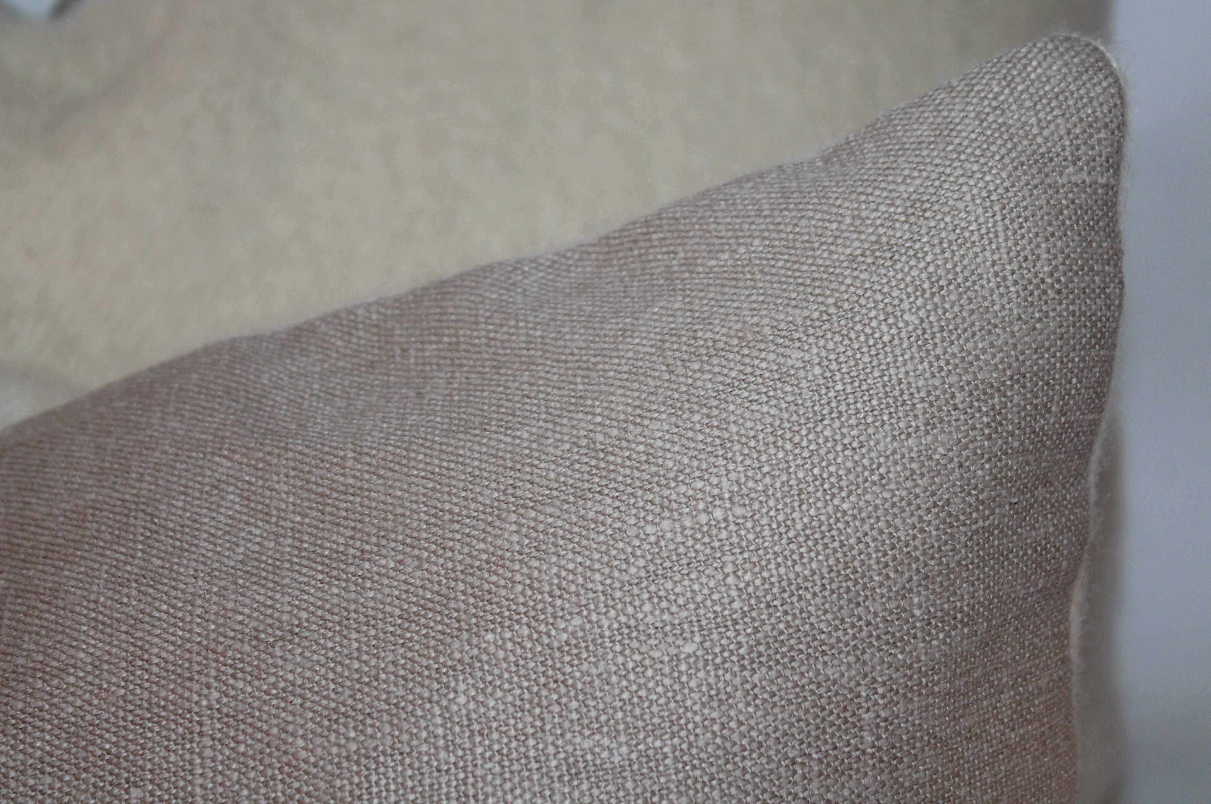 Hand-Crafted Mohair Bolster Pillows, Pair
