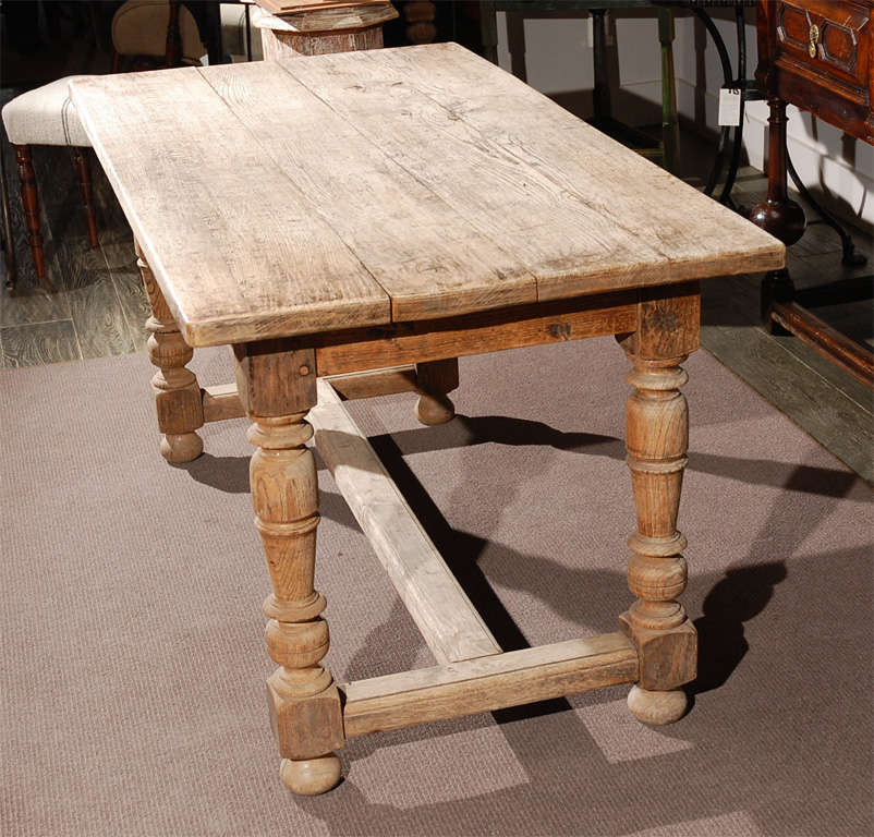 Late 19th Century Oak Desk or Writing Table from France 1