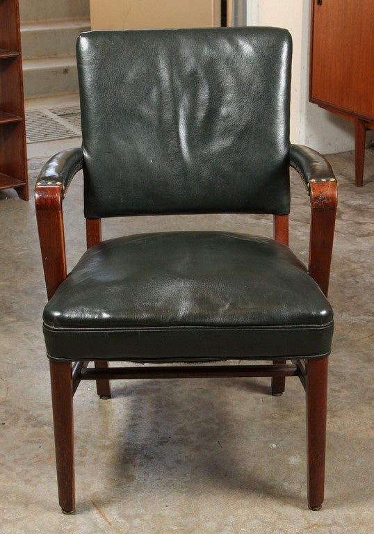 Late 19th Century Leather Desk Chair
