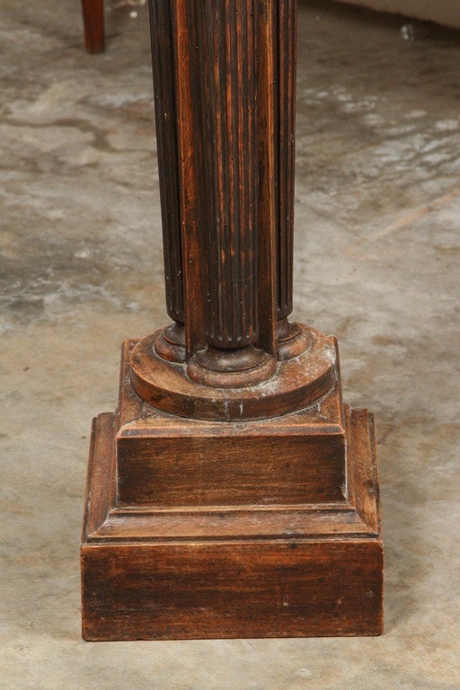 Late Victorian Late 19th Century French Pair of Classical Pedestal Stand Plinths 
