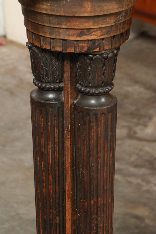 Late 19th Century French Pair of Classical Pedestal Stand Plinths  2