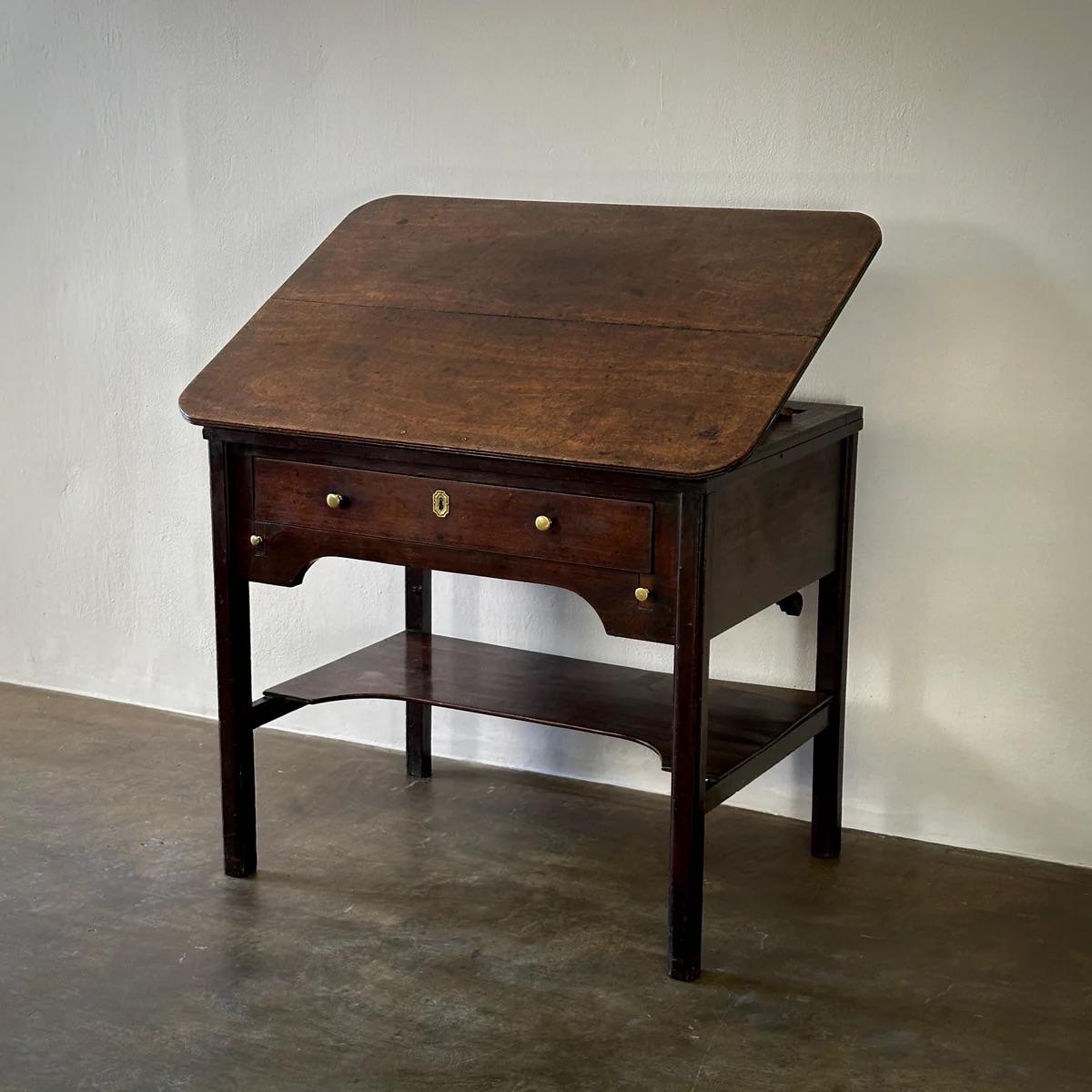 Early 19th Century Georgian Architects Table For Sale