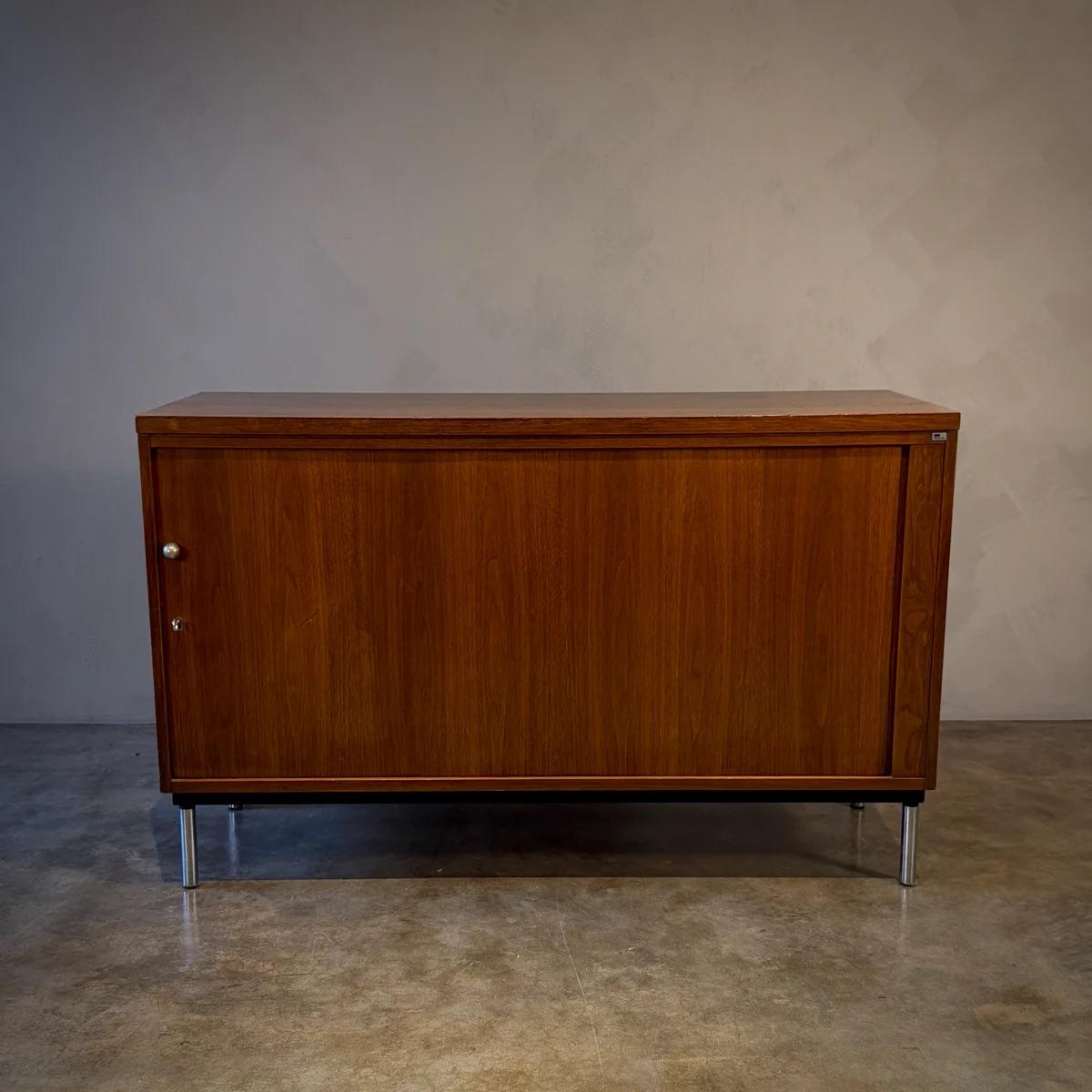 Walnut Pair of Sideboards For Sale