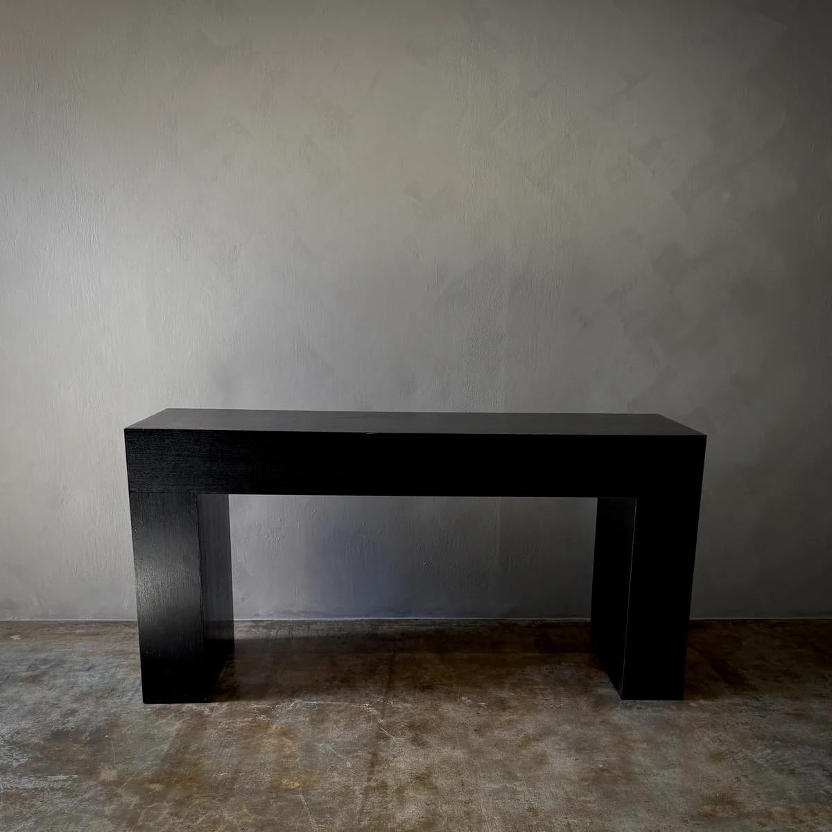Belgian Black Console or Sideboard For Sale