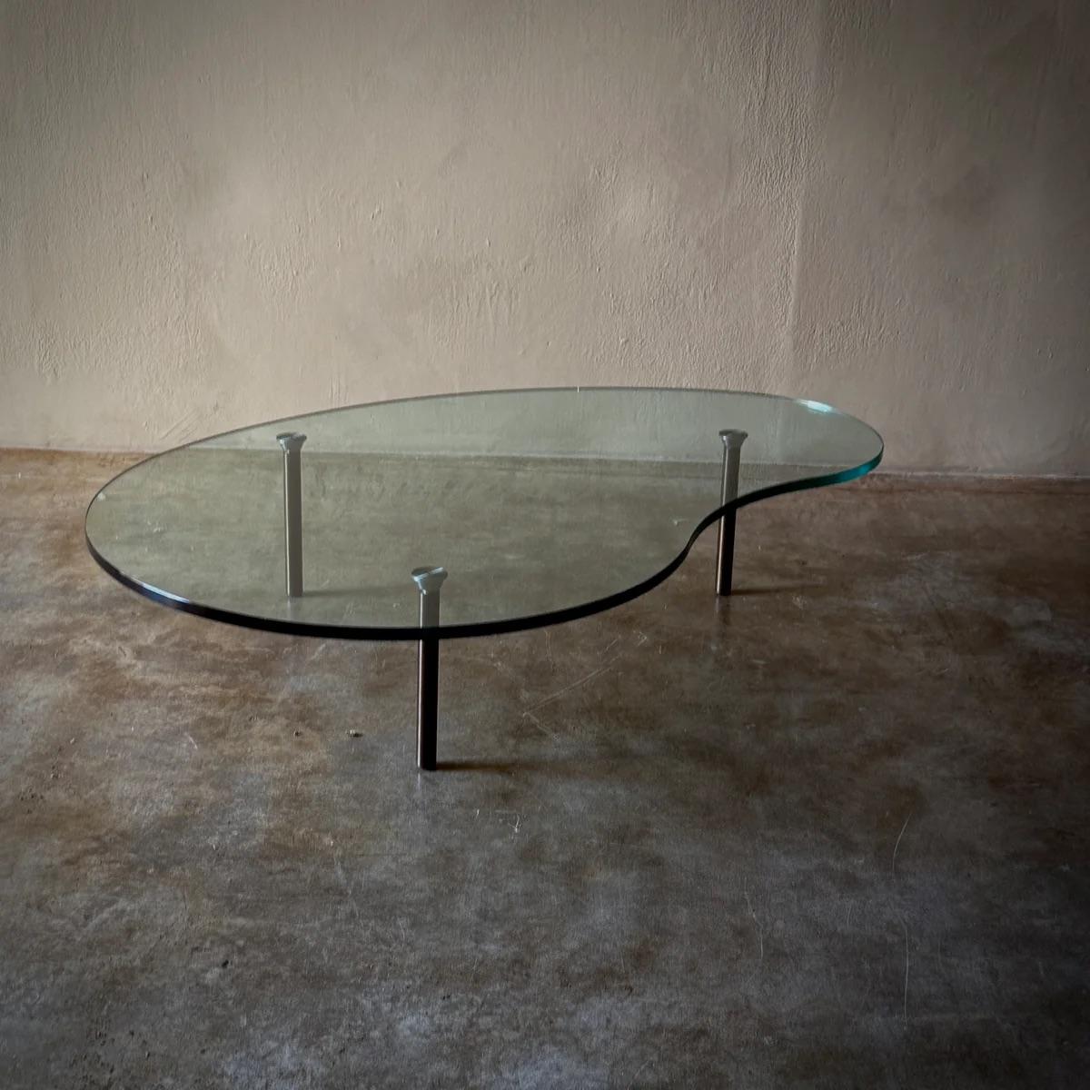 Italian Glass Coffee Table For Sale