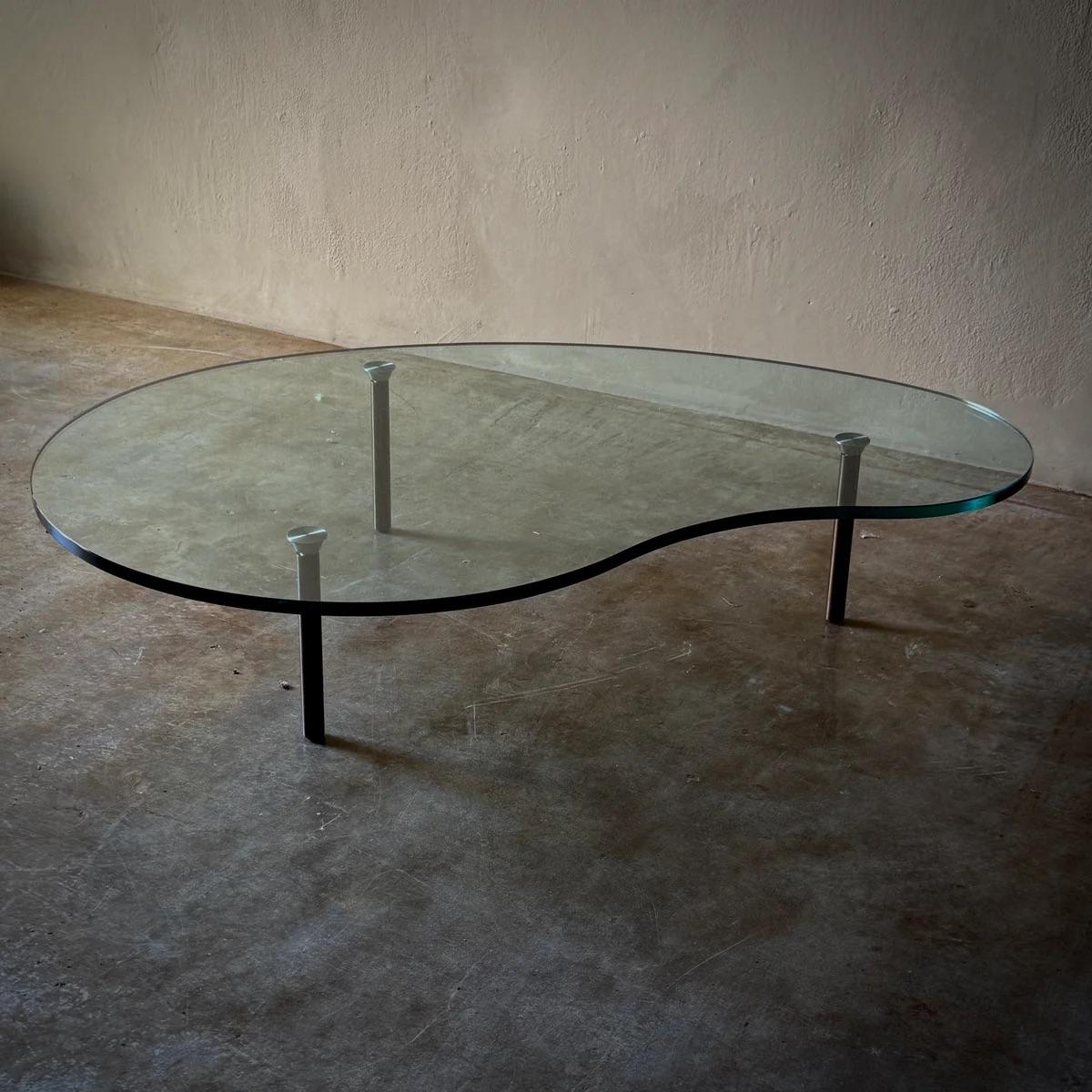 Late 20th Century Glass Coffee Table For Sale