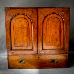 19th Century English Mahogany Campaign Chest, circa 1860