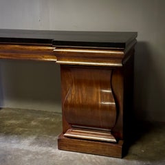 English Mahogany Sideboard, Late Victorian Style, Circa 1860, 84" Wide