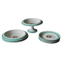 Set of 10 Porcelain Luncheon Serving Pieces from Late 19th Century, Germany