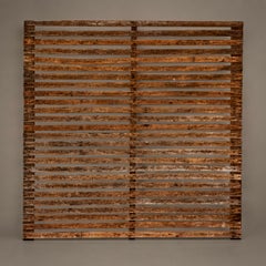 Paneles de madera antiguos, decoración rústica para la pared, Francia, 1900, 79 x 4