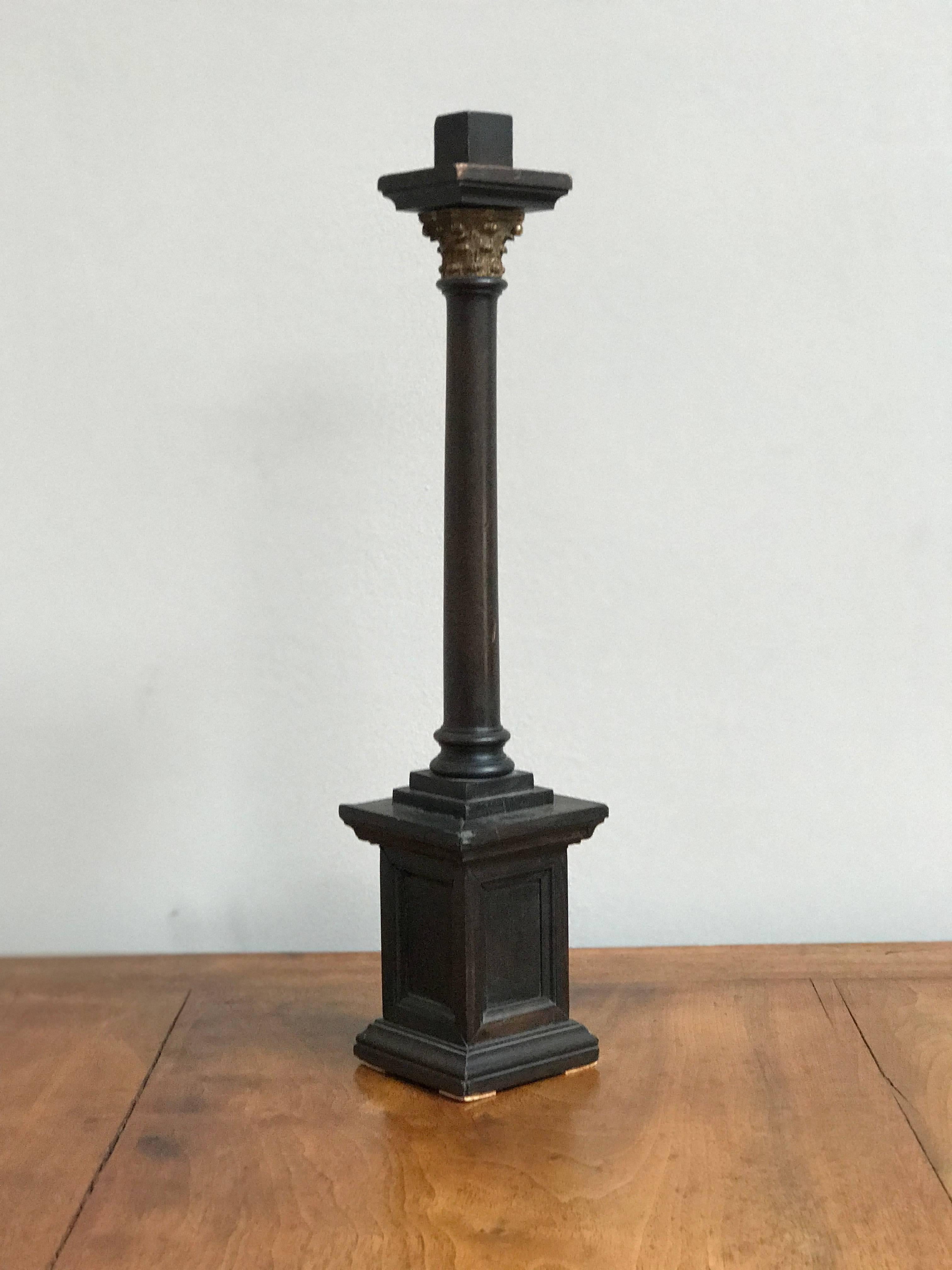 French Late 19th Century Wooden Column Model from France