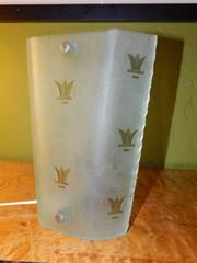 Swedish Art Deco Acid Etched Wall Sconce, circa 1930