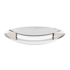 Retro Elegant Silver Plate Bowl Titled "Baja" by Lino Sabattini