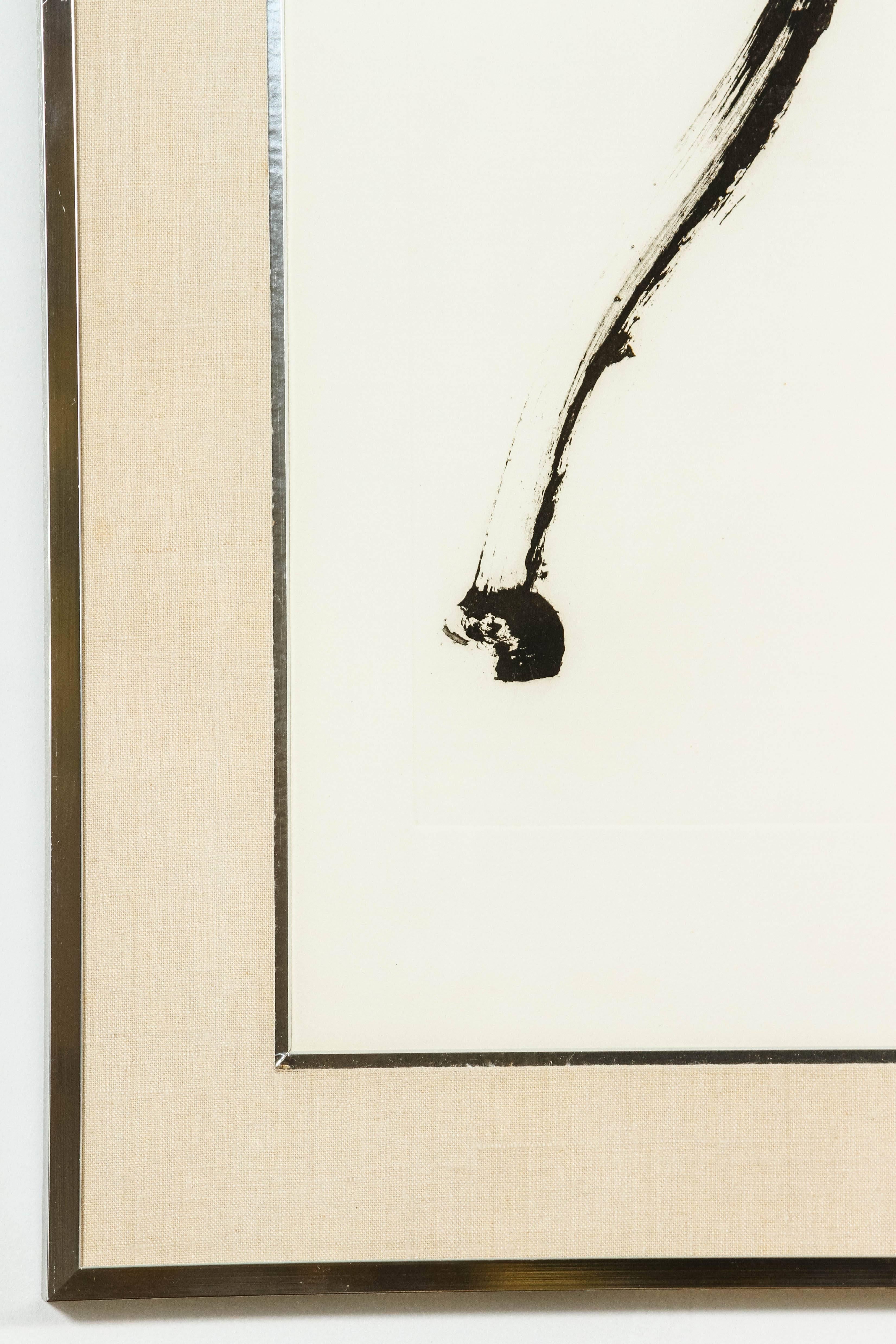 Dance II Etching by Robert Motherwell, 1978 In Excellent Condition In Palm Desert, CA