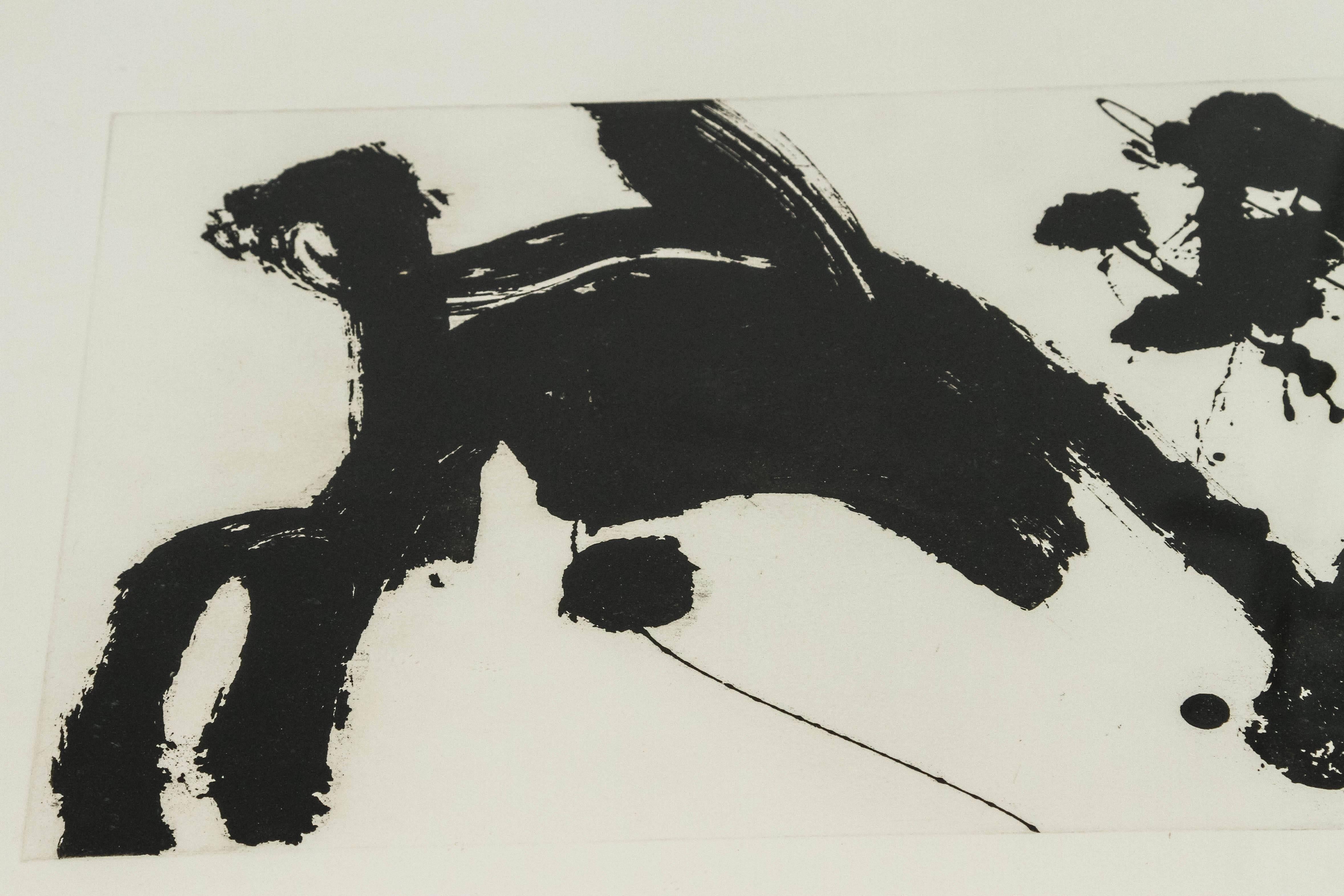 American Dance I Etching by Robert Motherwell, 1978