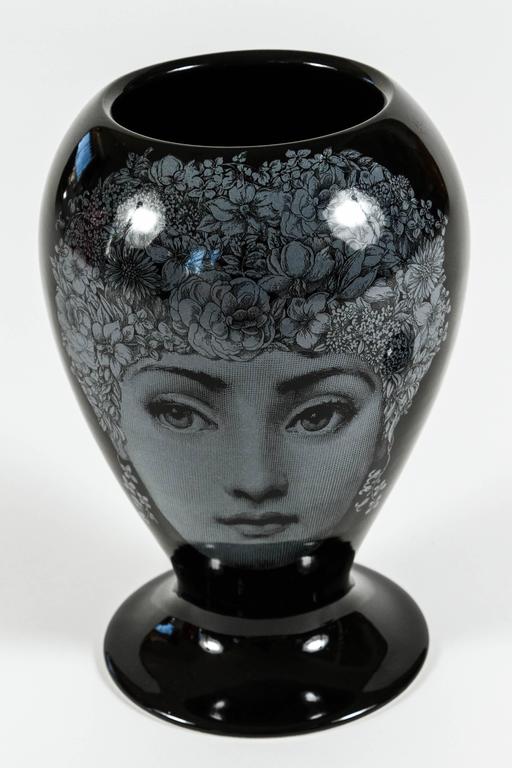 Stunning Vase with Lid by Fornasetti by Bitossi at 1stDibs