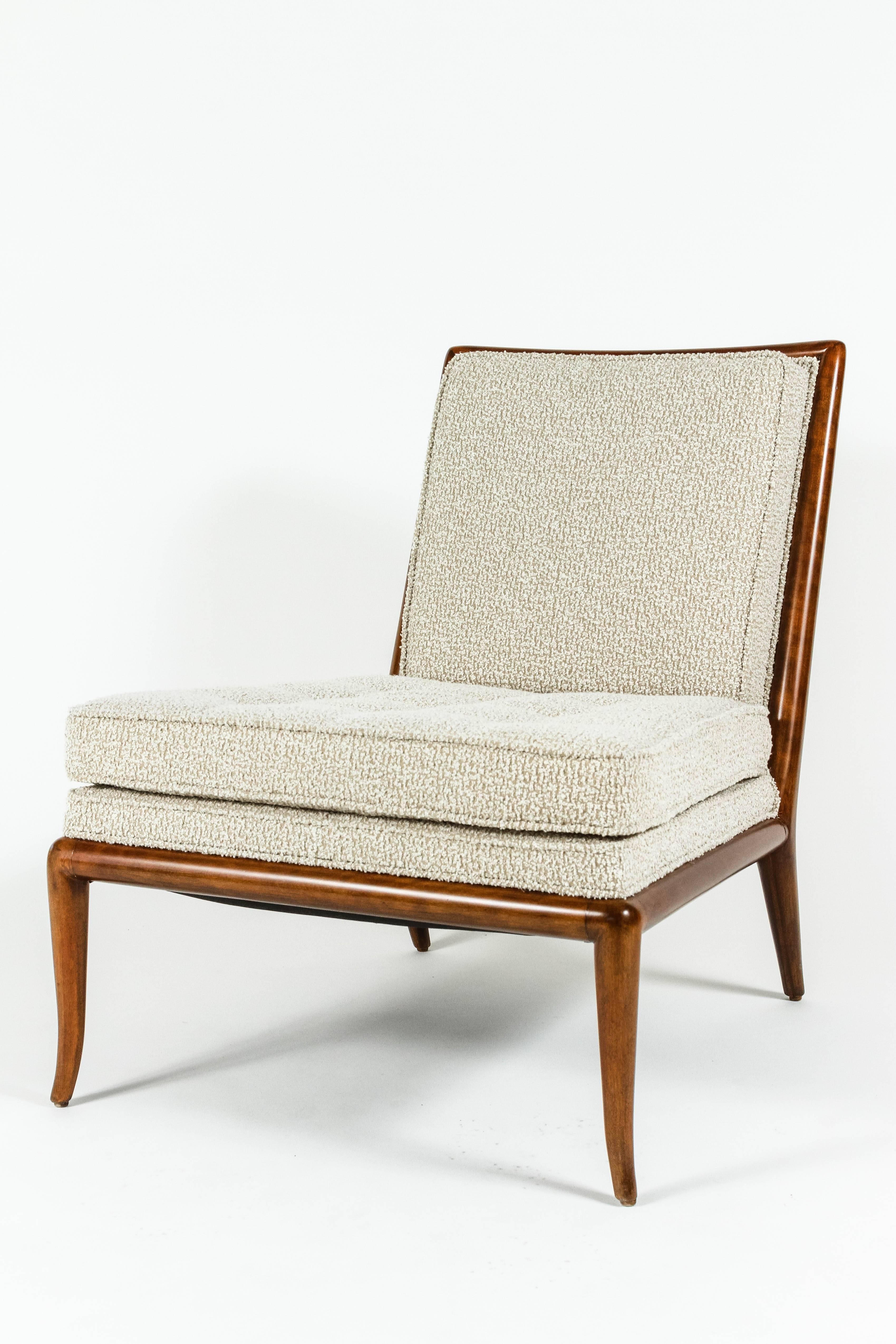 Mid-Century Modern Pair of Slipper Chairs by T.H. Robsjohn-Gibbings for Widdicomb