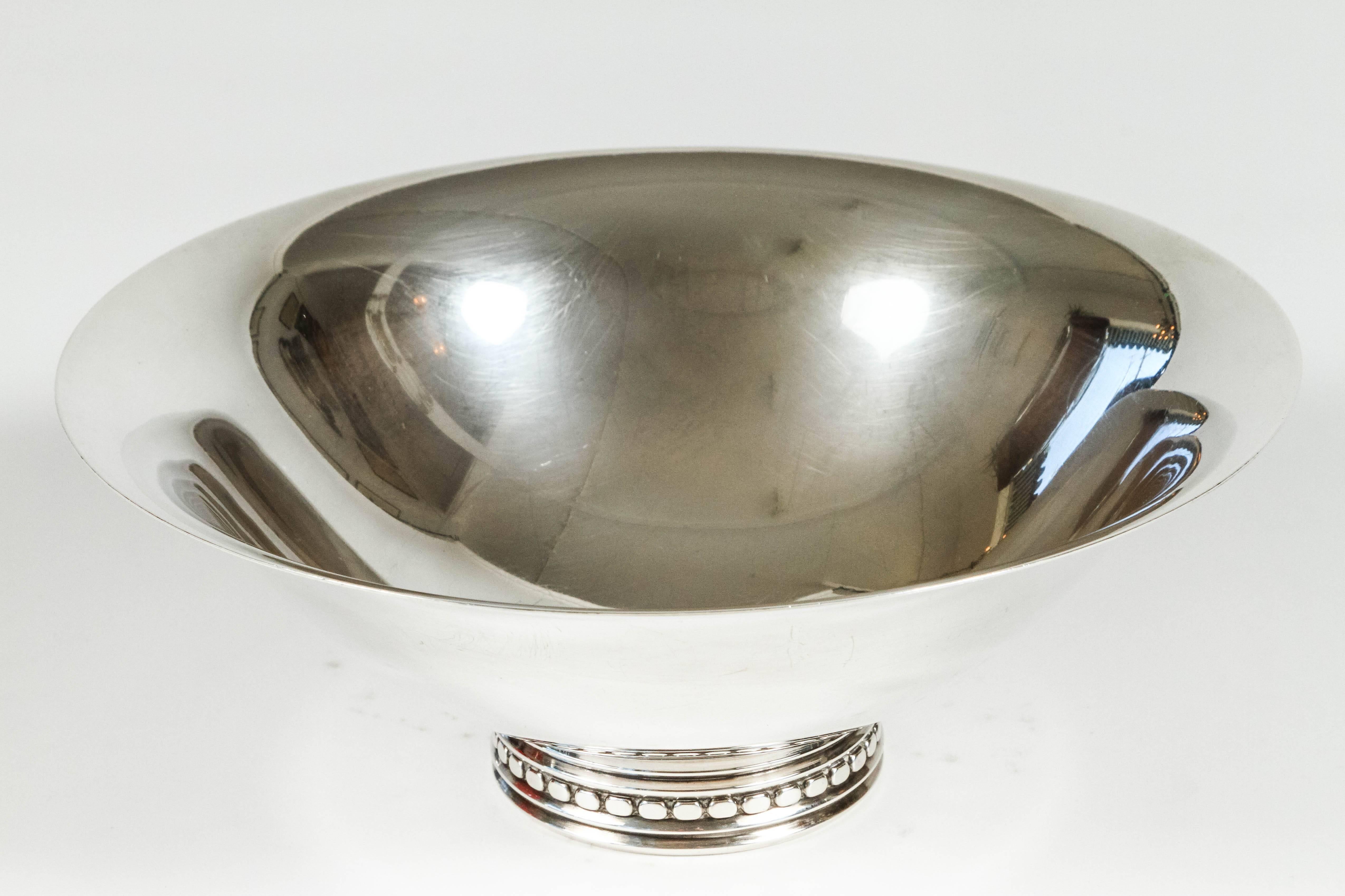 American Sterling Silver Bowl by Alphonse La Paglia