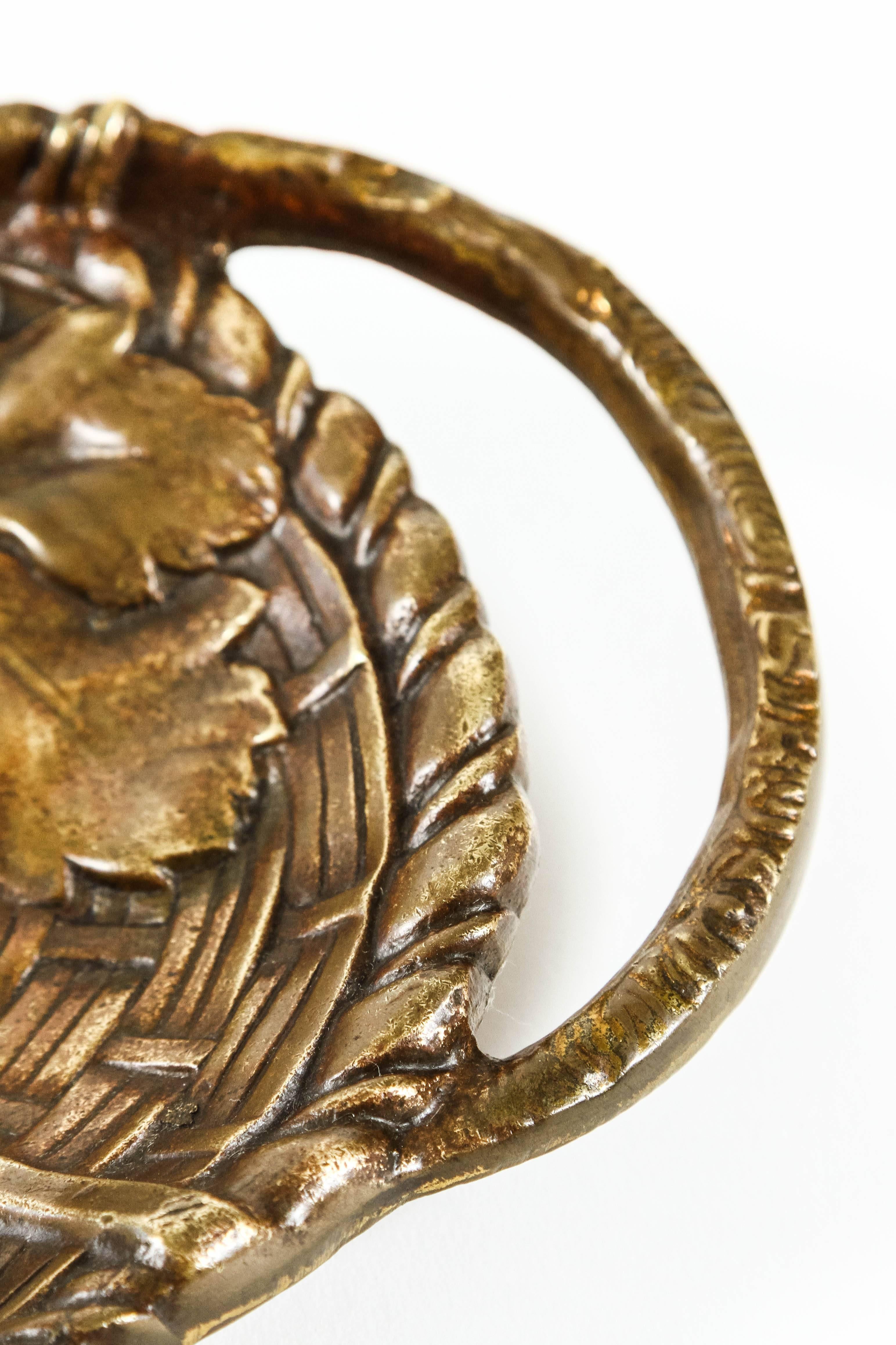 Cast Bronze Art Nouveau Vide-Poche