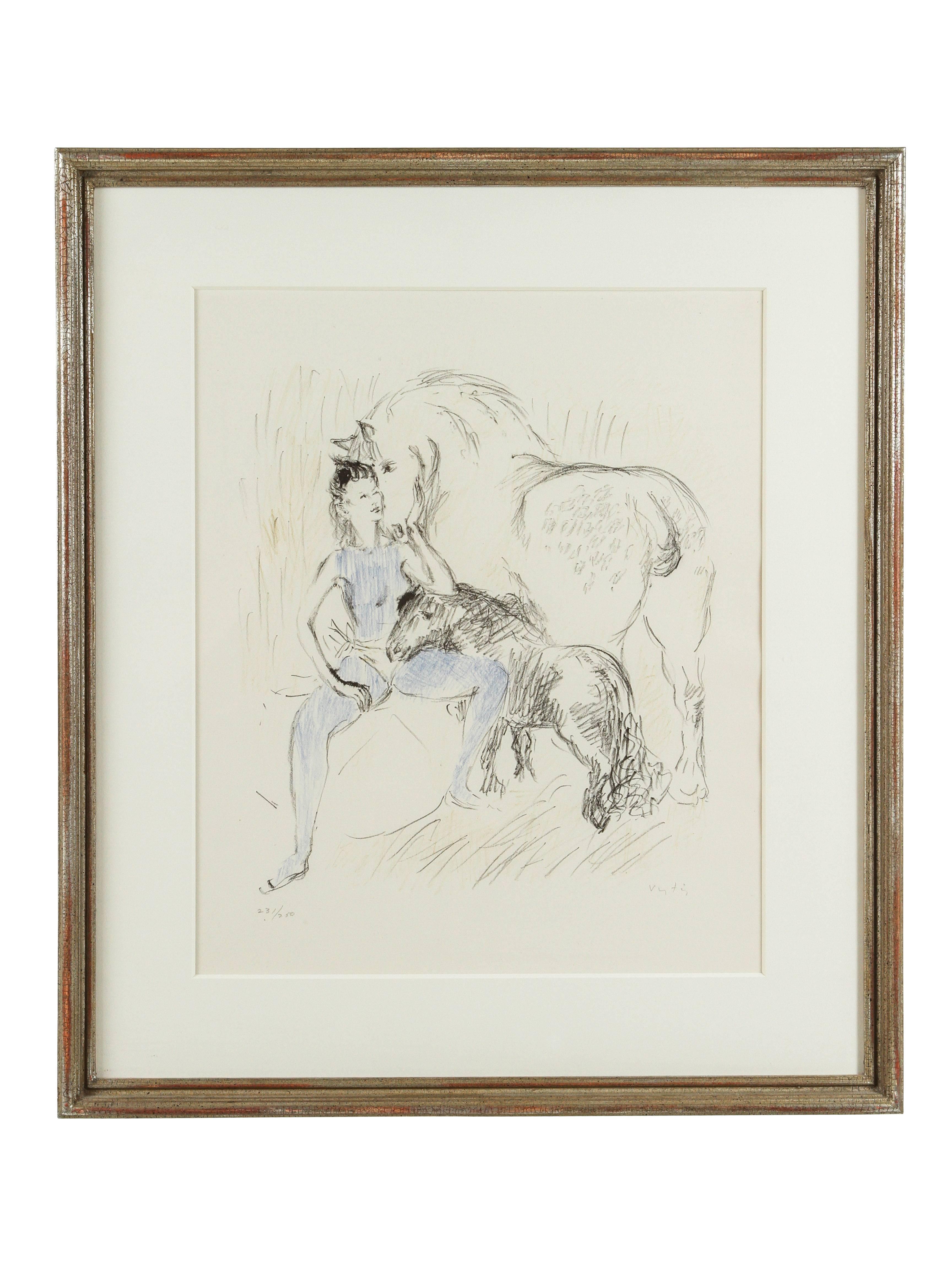 20th Century Series of Circus Girl Lithographs by Marcel Vertes