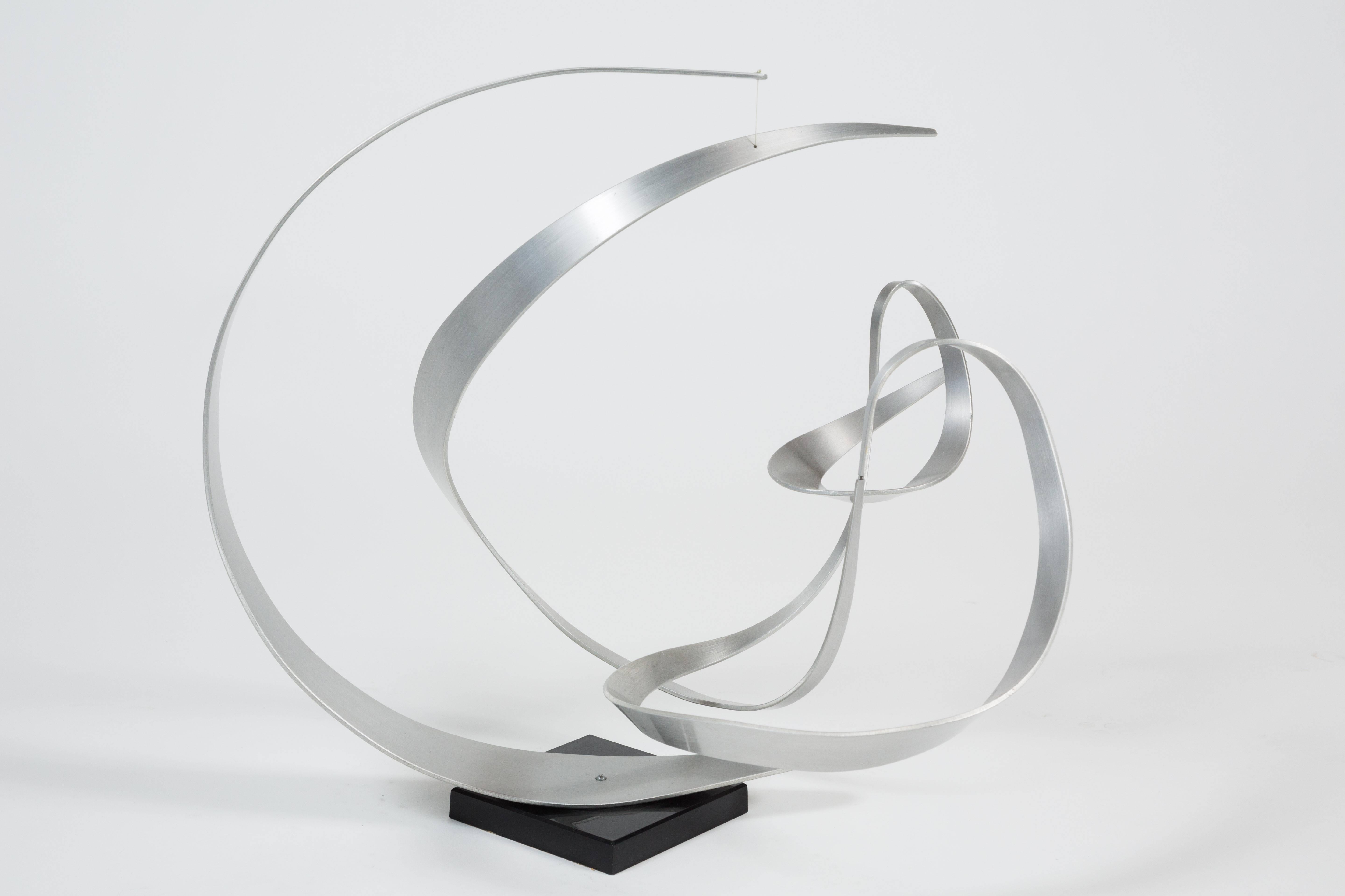 American Striking Kinetic Abstract Sculpture by John W. Anderson