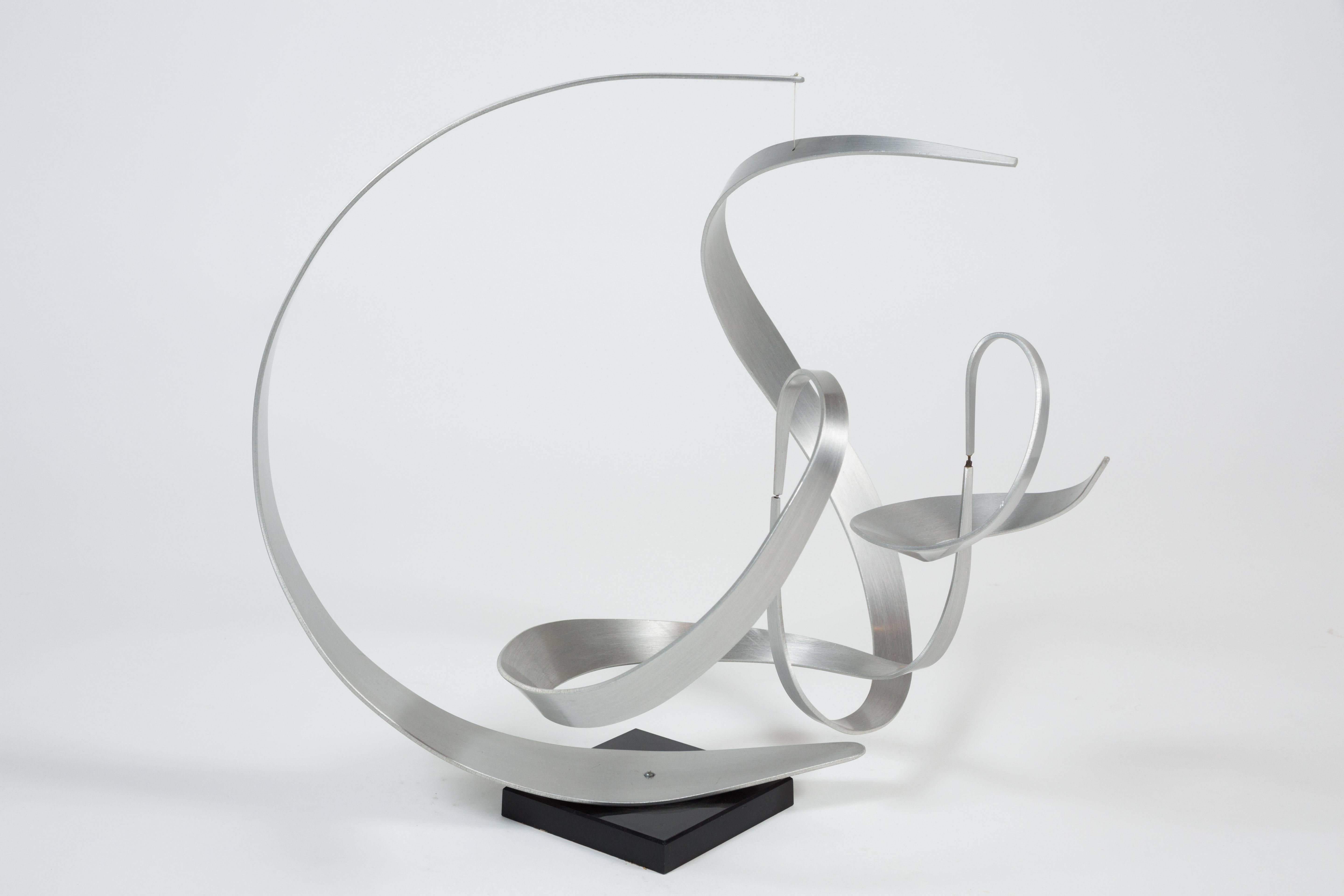 Striking Kinetic Abstract Sculpture by John W. Anderson 1