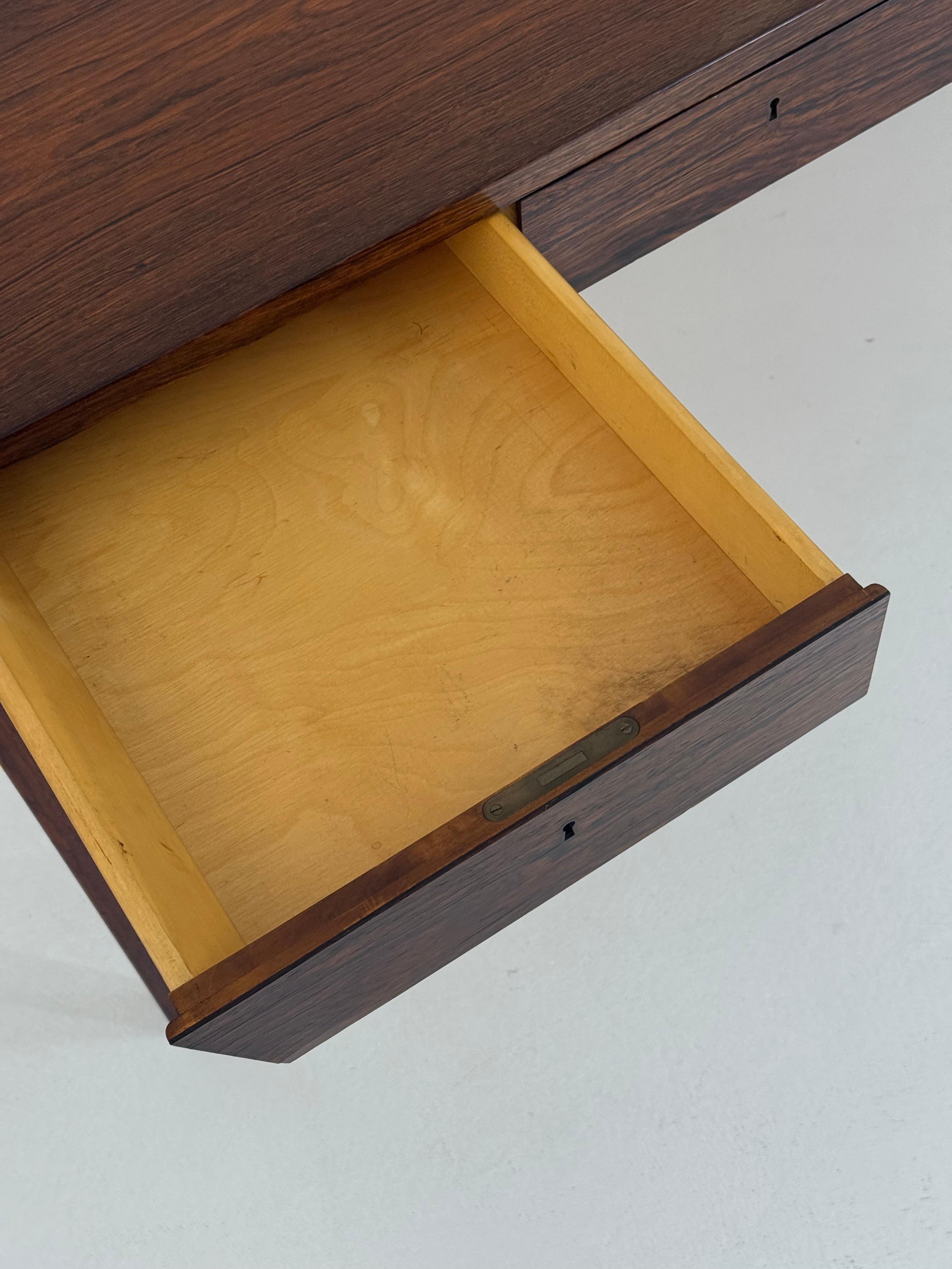 Danish Rosewood Desk by Severin Hansen Jr. for Haslev, 1960s For Sale 2