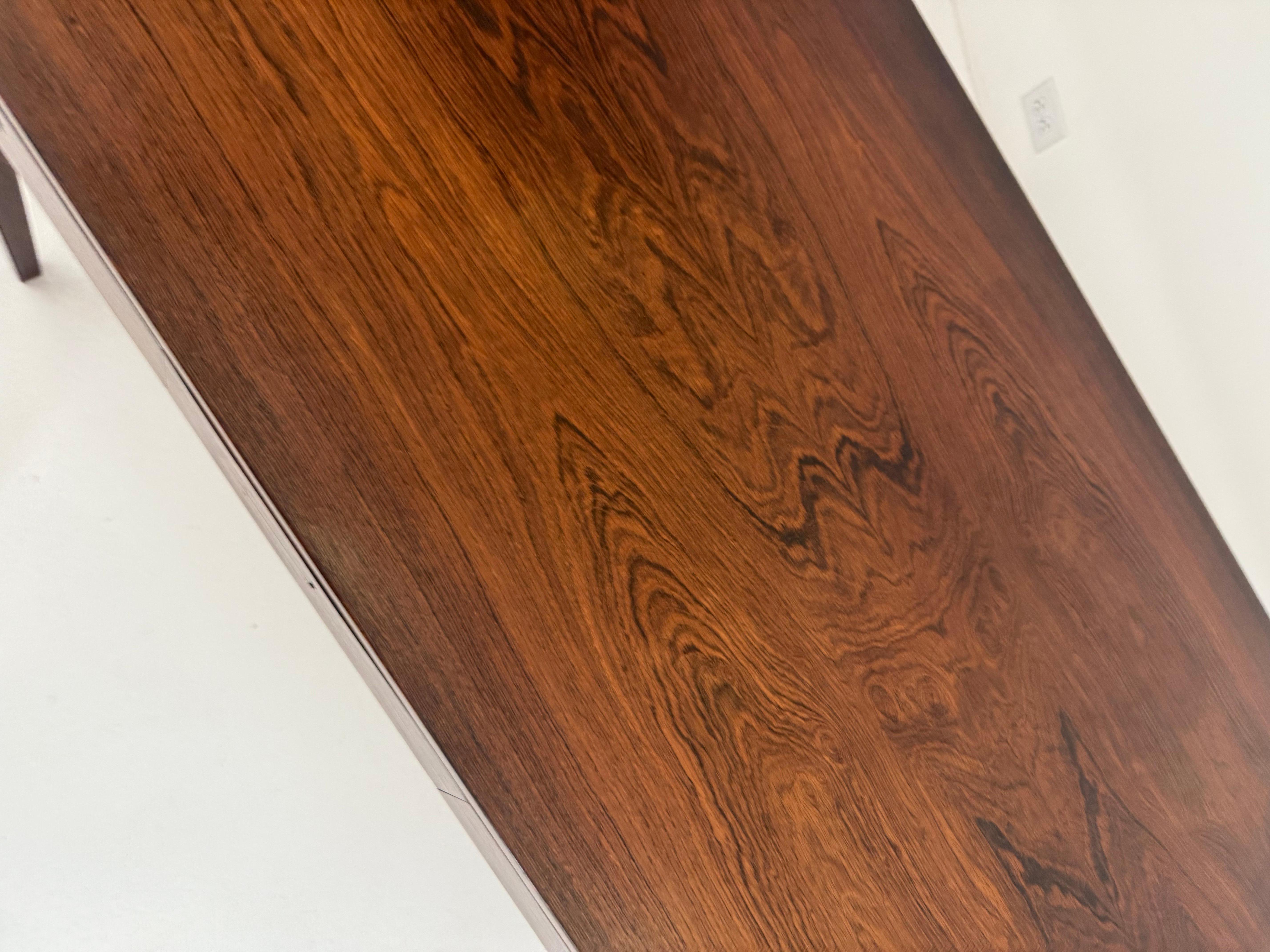 Danish Rosewood Desk by Severin Hansen Jr. for Haslev, 1960s For Sale 6