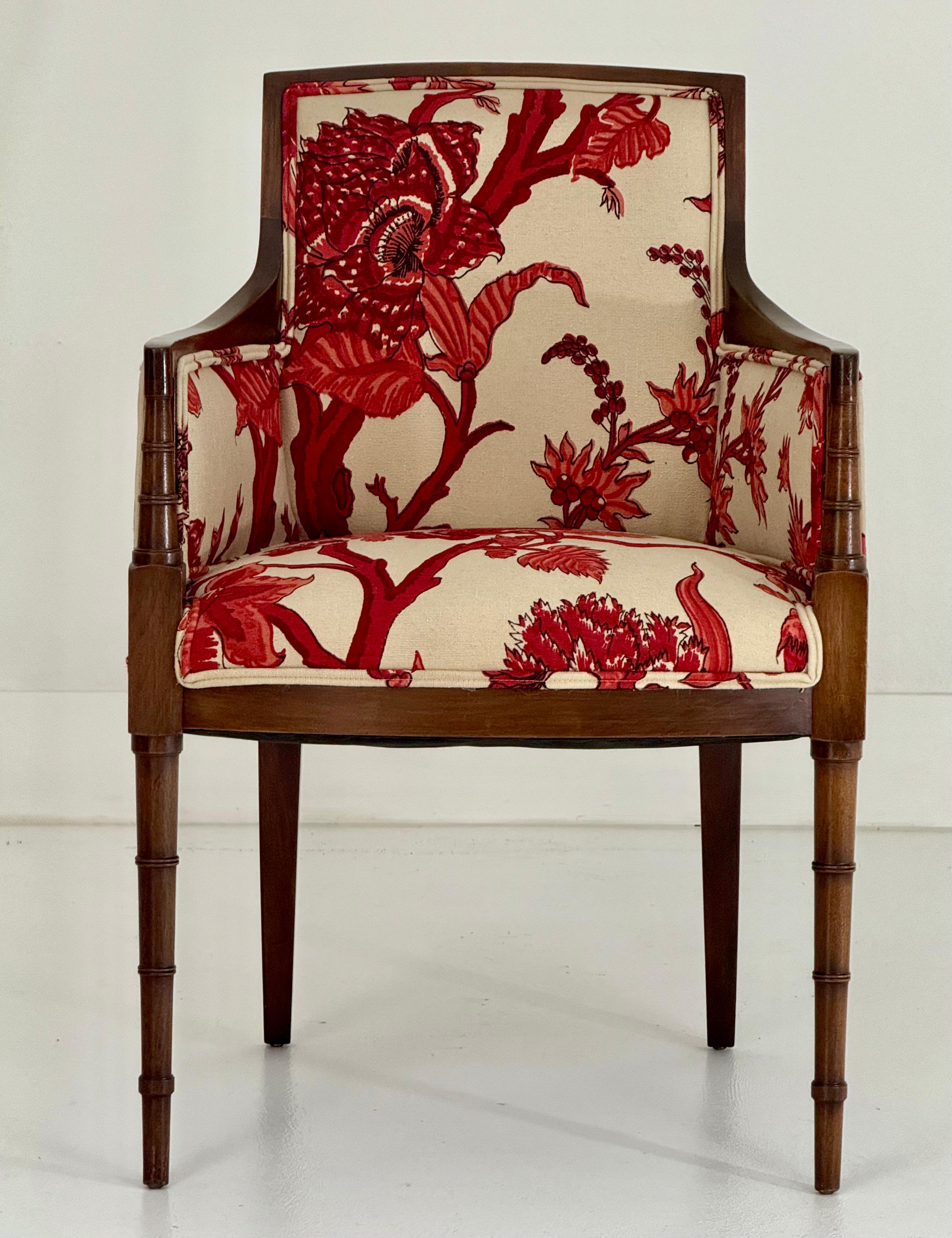 Mid-Century moderno Poltrona in finto bambù di William Haines, proprietà di Kirk Douglas 1960 in vendita