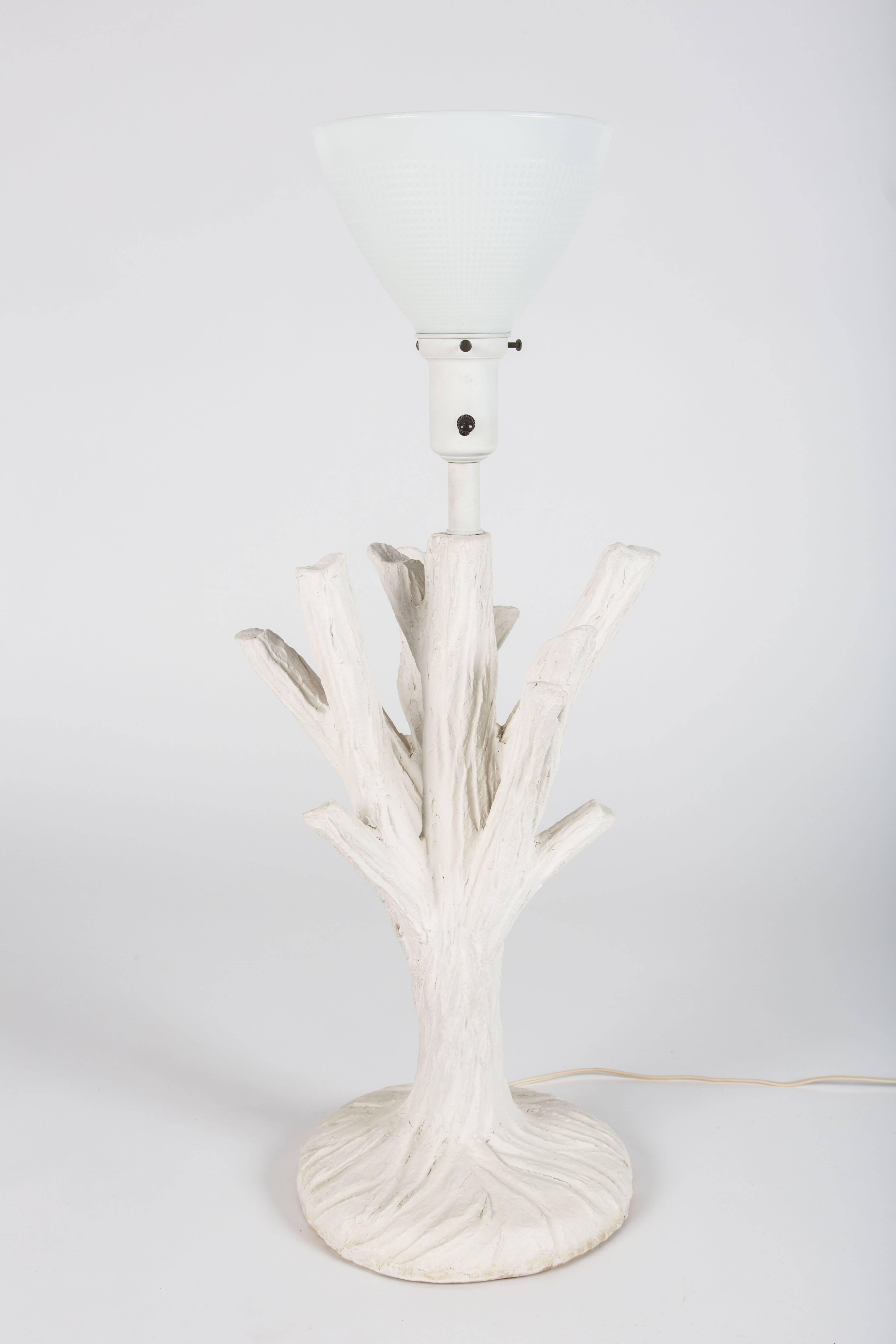 Cast Twig Form Table Lamp by John Dickinson