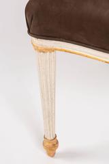 Pair of Leather Upholstered Fauteuils by William "Billy" Haines