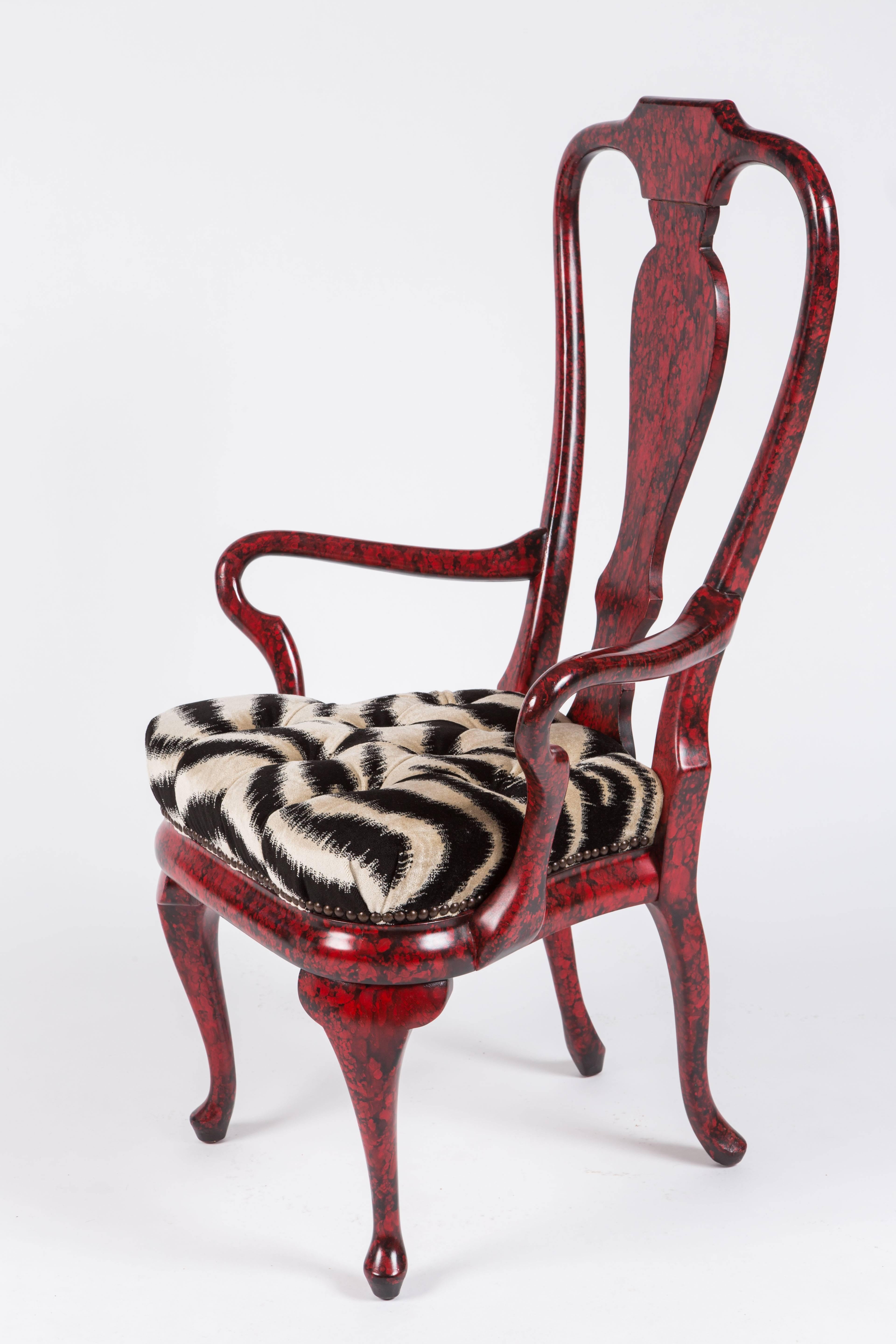 Queen Anne Fantastic Pair of Armchairs by Phyllis Morris