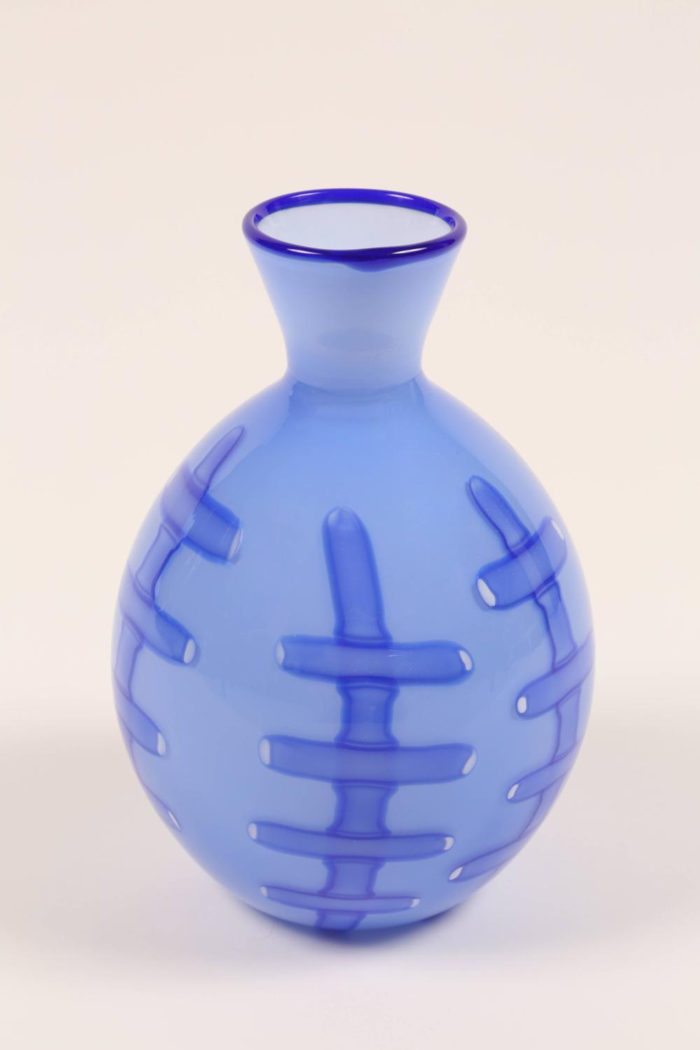 Signed Salviati Murano Glass Vase At 1stdibs