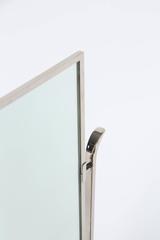 Art Deco Table Top Mirror in Chrome and Polished Brass