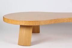 Rare "Bigfoot" Cork Cocktail Table by Paul Frankl for Johnson Furniture Co.