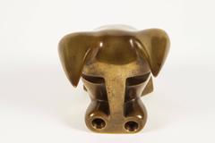 Modernist Bull's Head Sculpture by Antonio Guansé