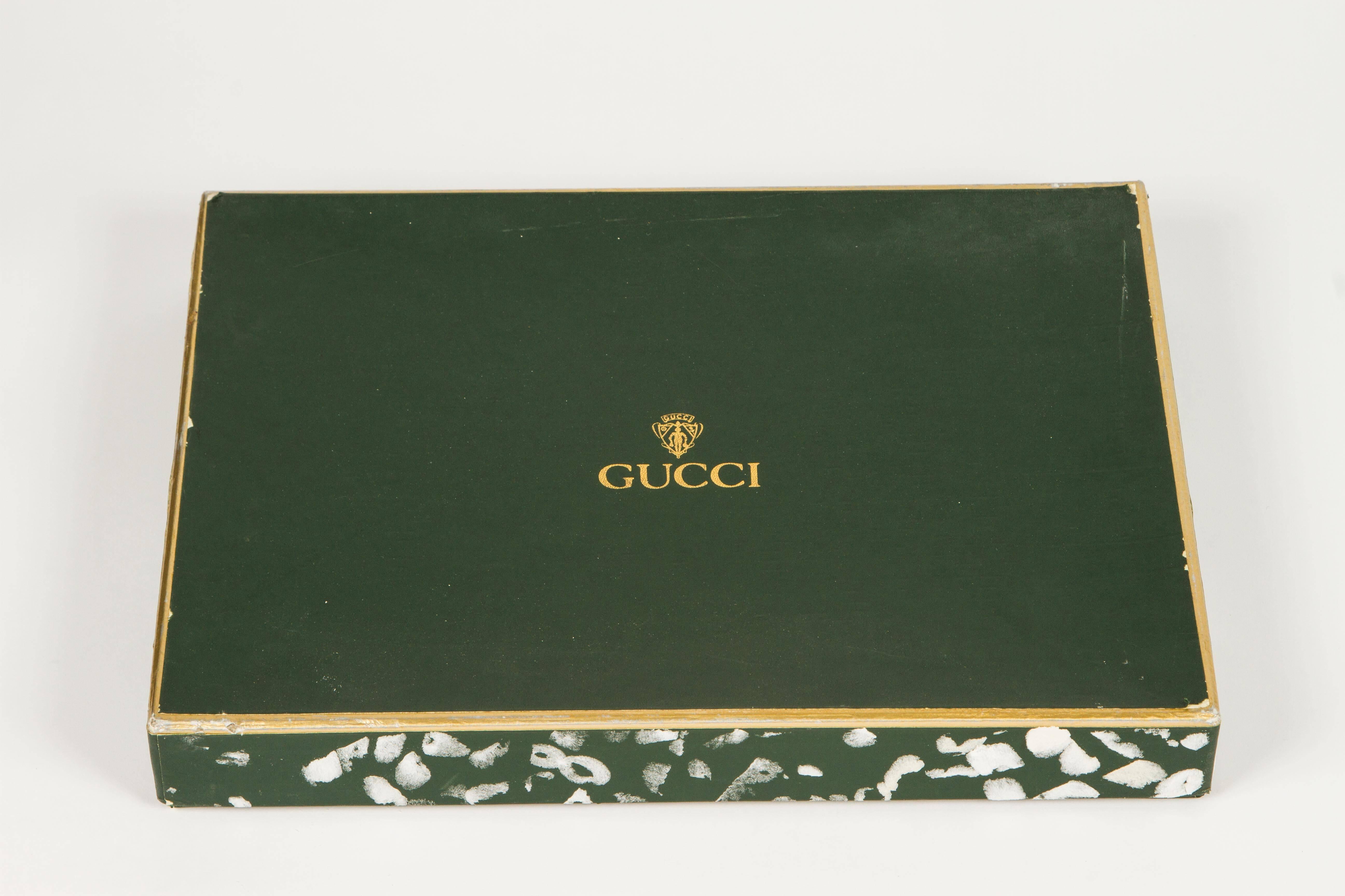 Laminated Set of 12 Vintage Gucci Placemats