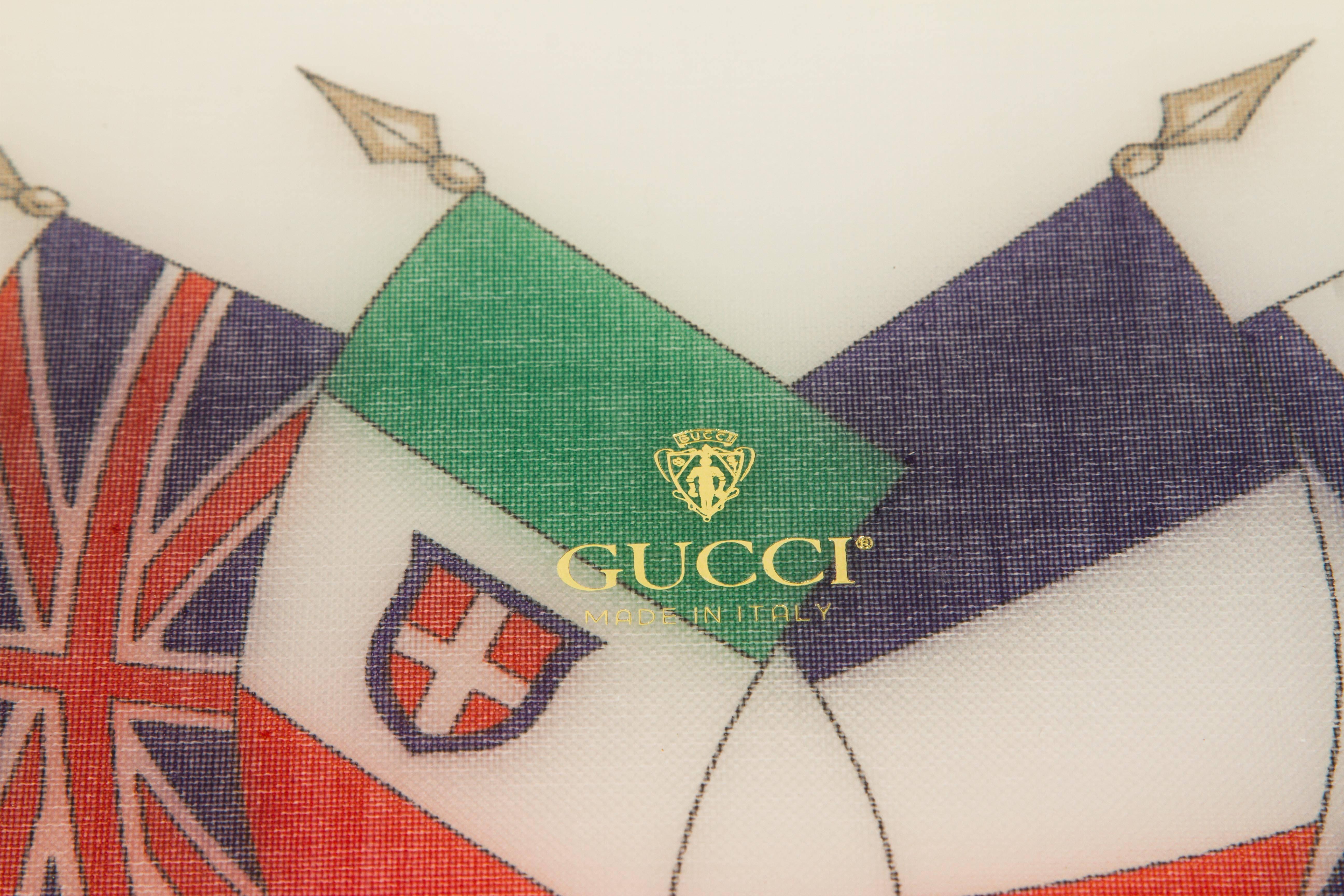 Italian Set of 12 Vintage Gucci Placemats