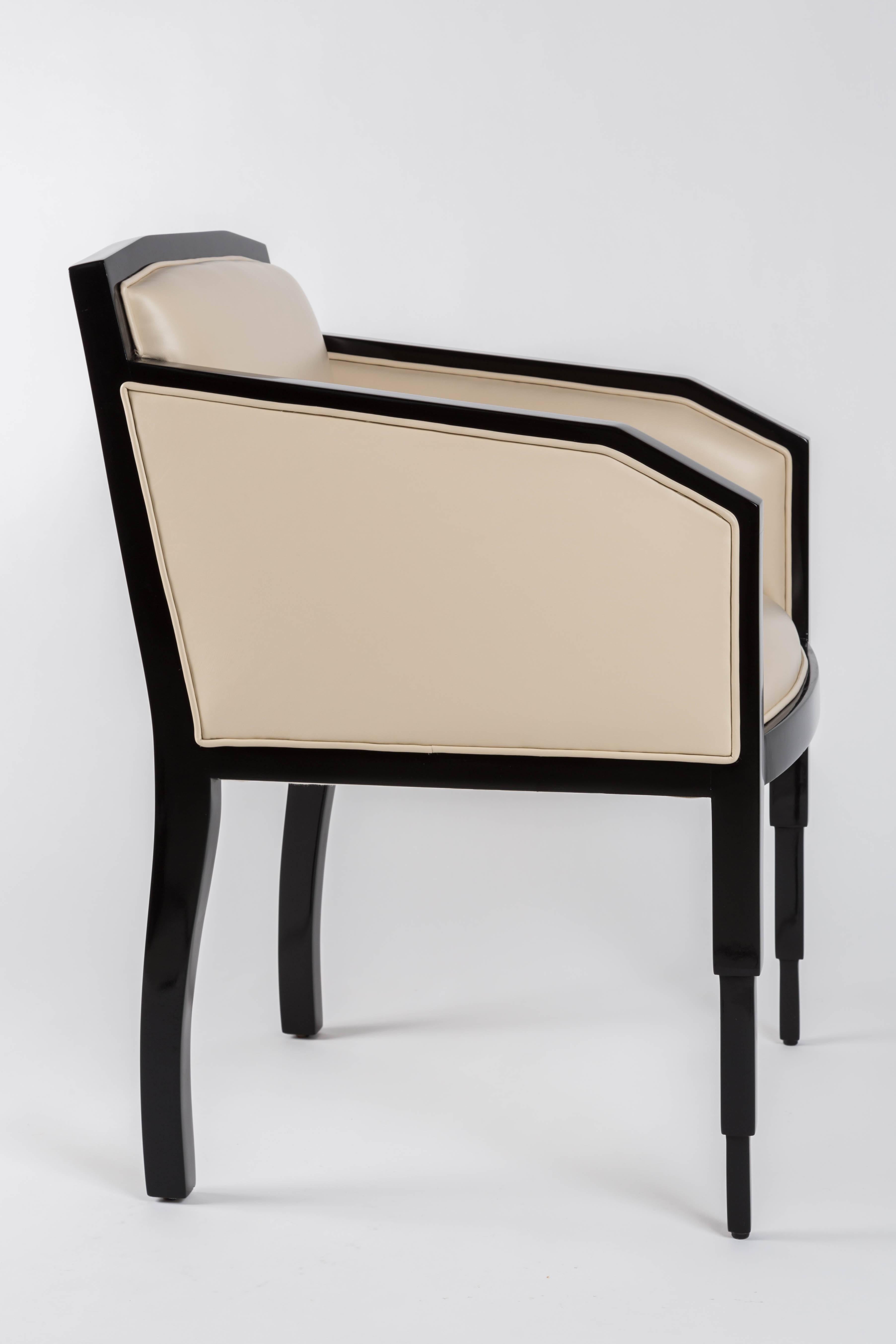 20th Century Pair of Art Deco Chairs