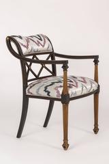 Set of Six Regency Style Armchairs by Interior Crafts, Chicago