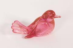 Group of Colorful Murano Glass Scatter Birds