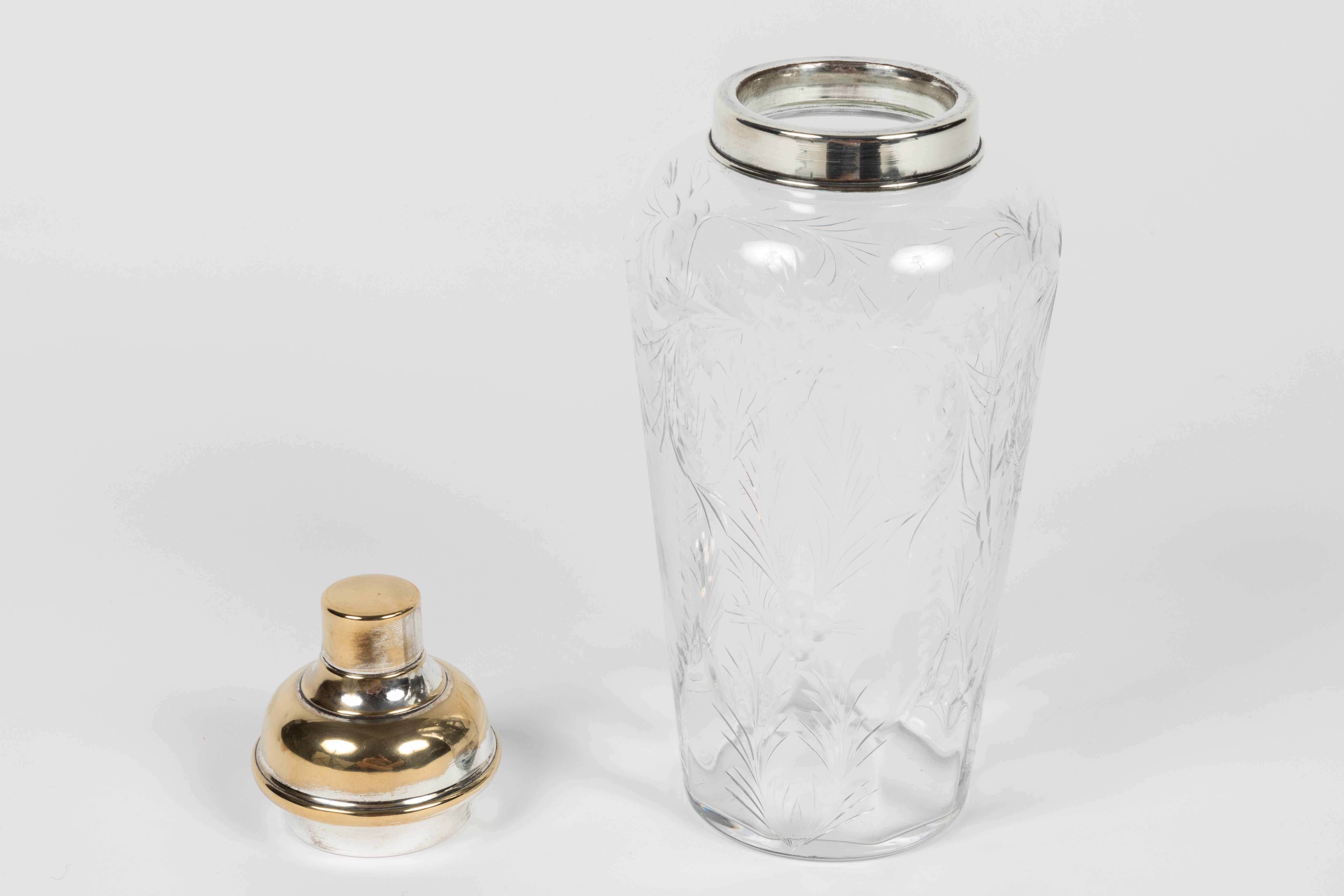 crystal cocktail shaker