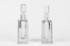 Pair of Art Deco Crystal Decanters