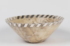 Large Alabaster and Sterling Silver Bowl by John Hardy